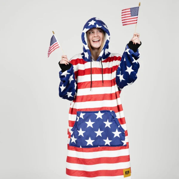 Wearable blanket Oversized with sherpa lining One size fits most.