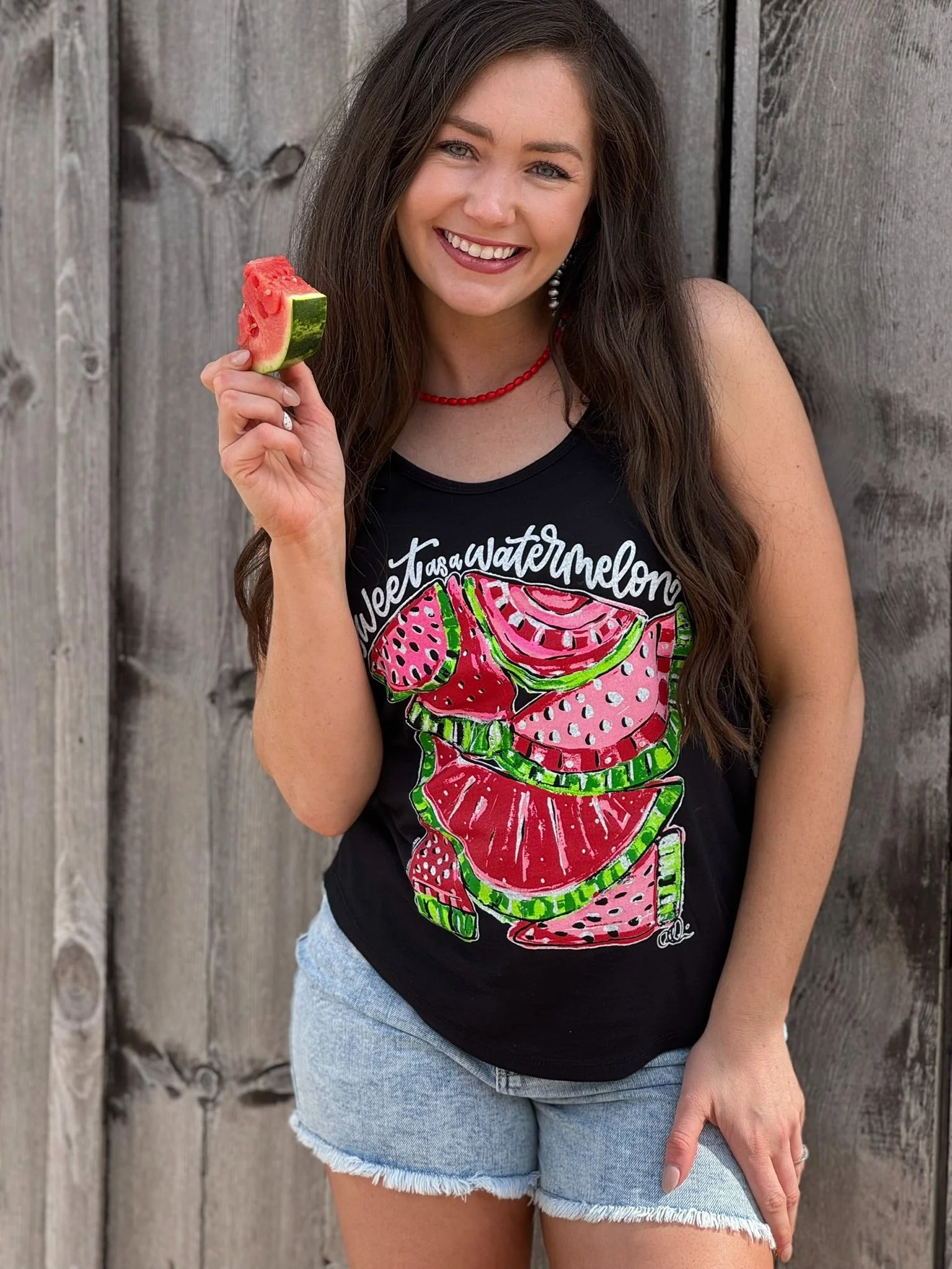 Stelter Sweet as a Watermelon Tee or Tank