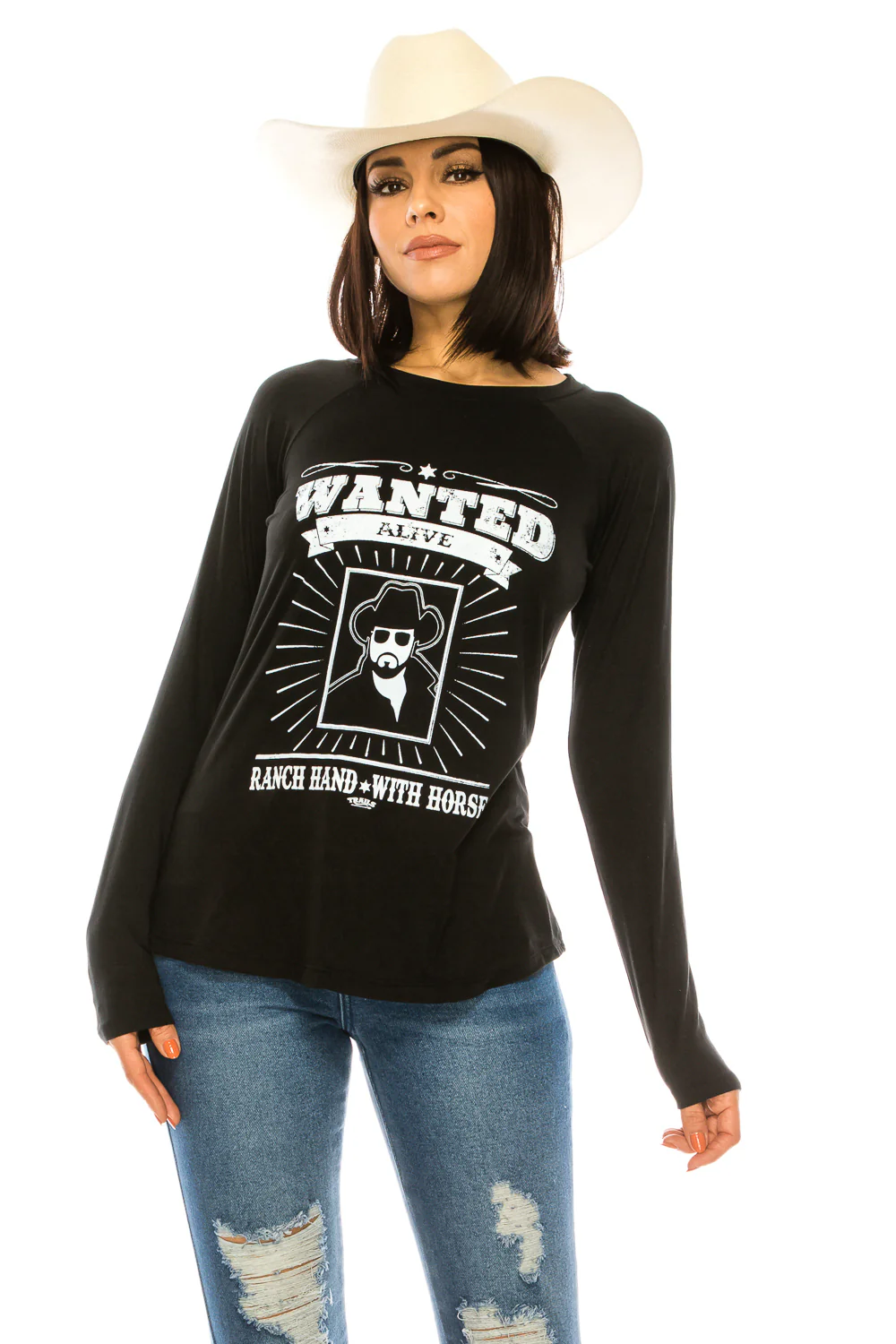 WANTED RANCH HAND LONG SLEEVE
