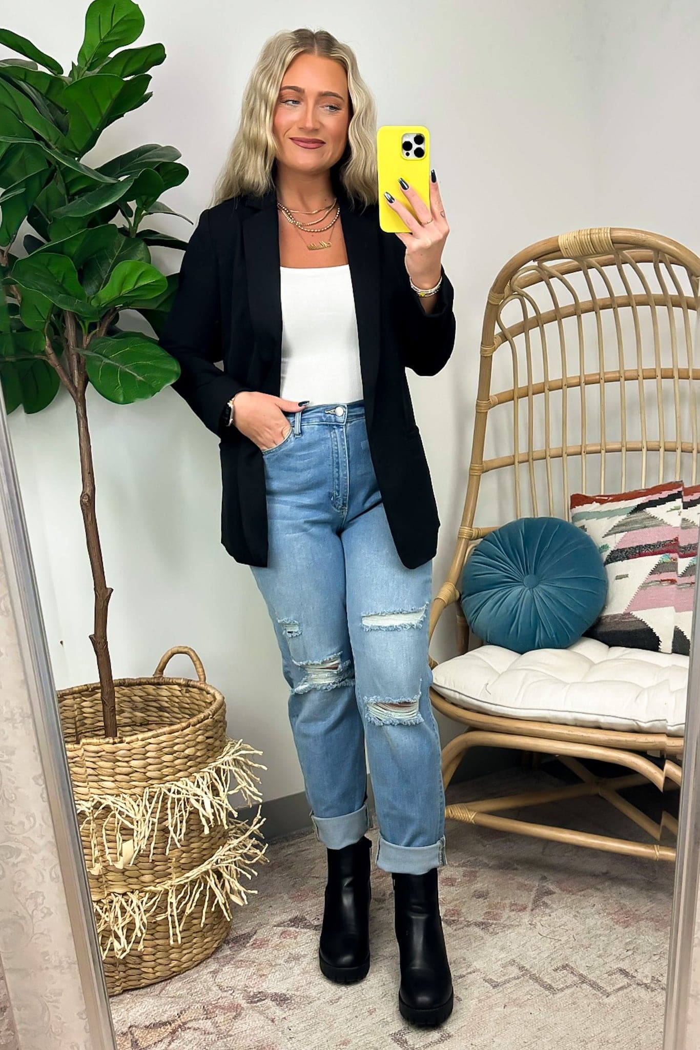 Officially Impressive Long Sleeve Classic Blazer