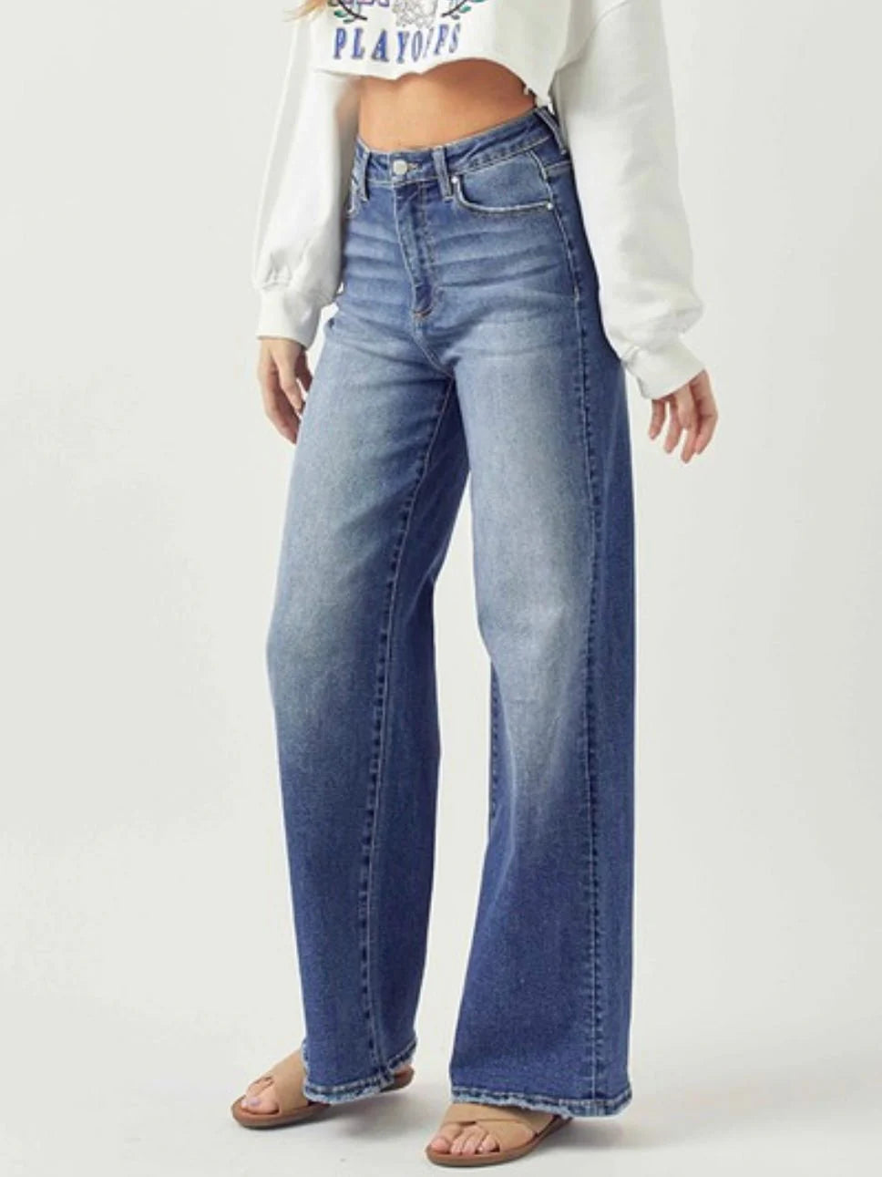 Coastal Breeze Wide Leg Jeans