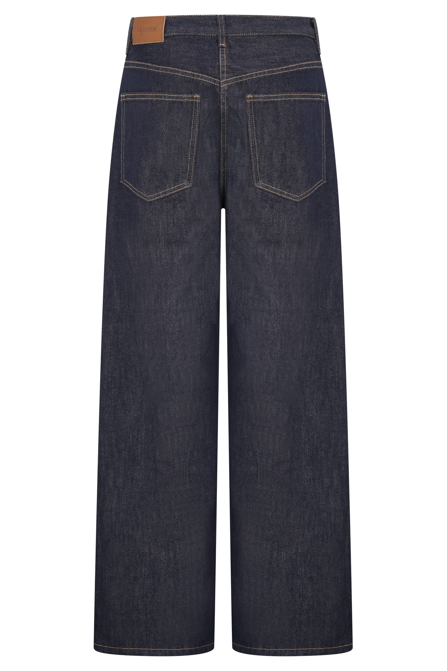 Blue Mid Rise Denim Jeans