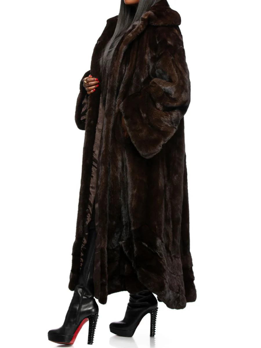 （✔️Free shipping）Oversized Imitation Mink Fur Coat