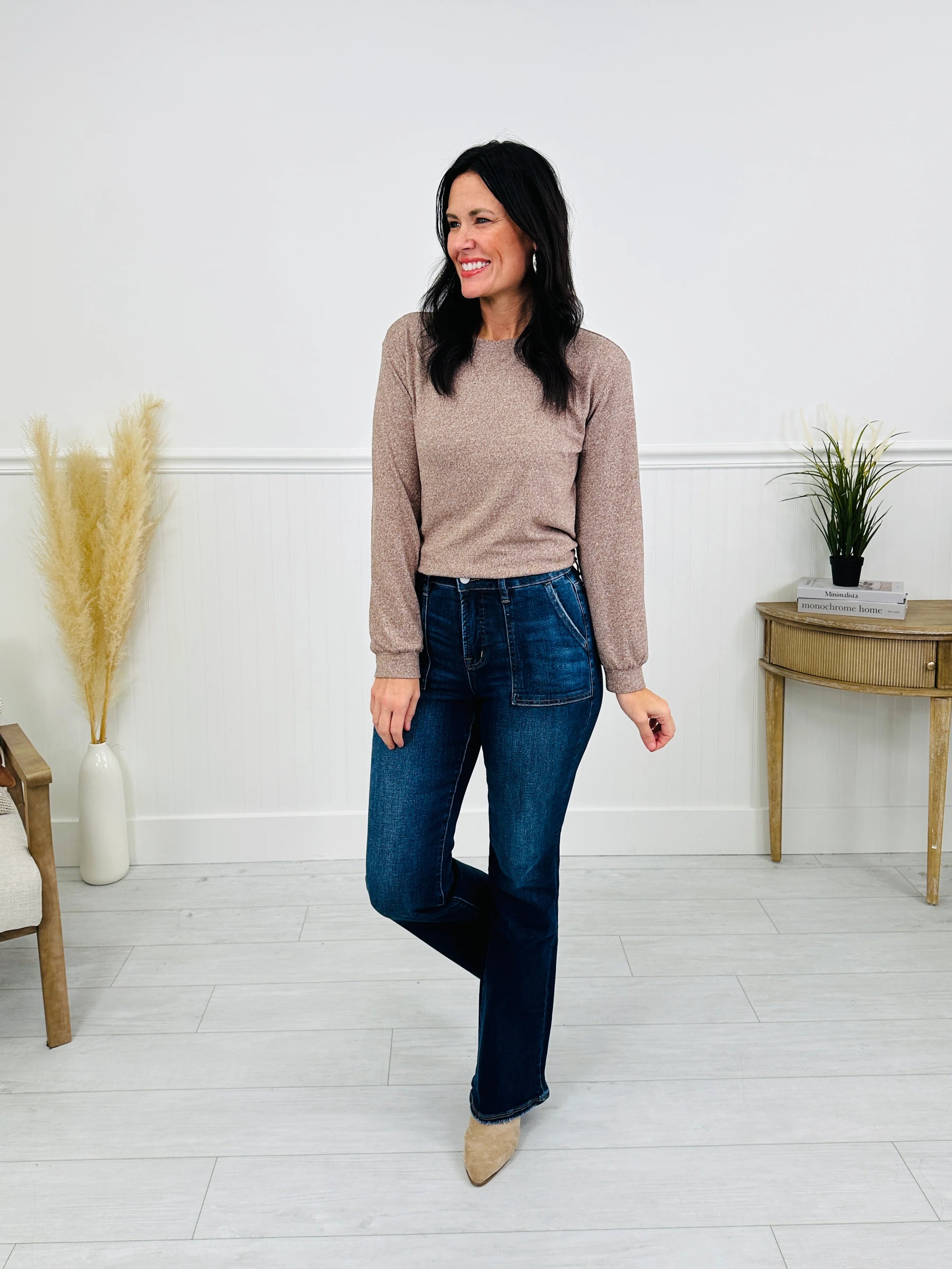 Pocket Goals Tummy Control Bootcut Jeans