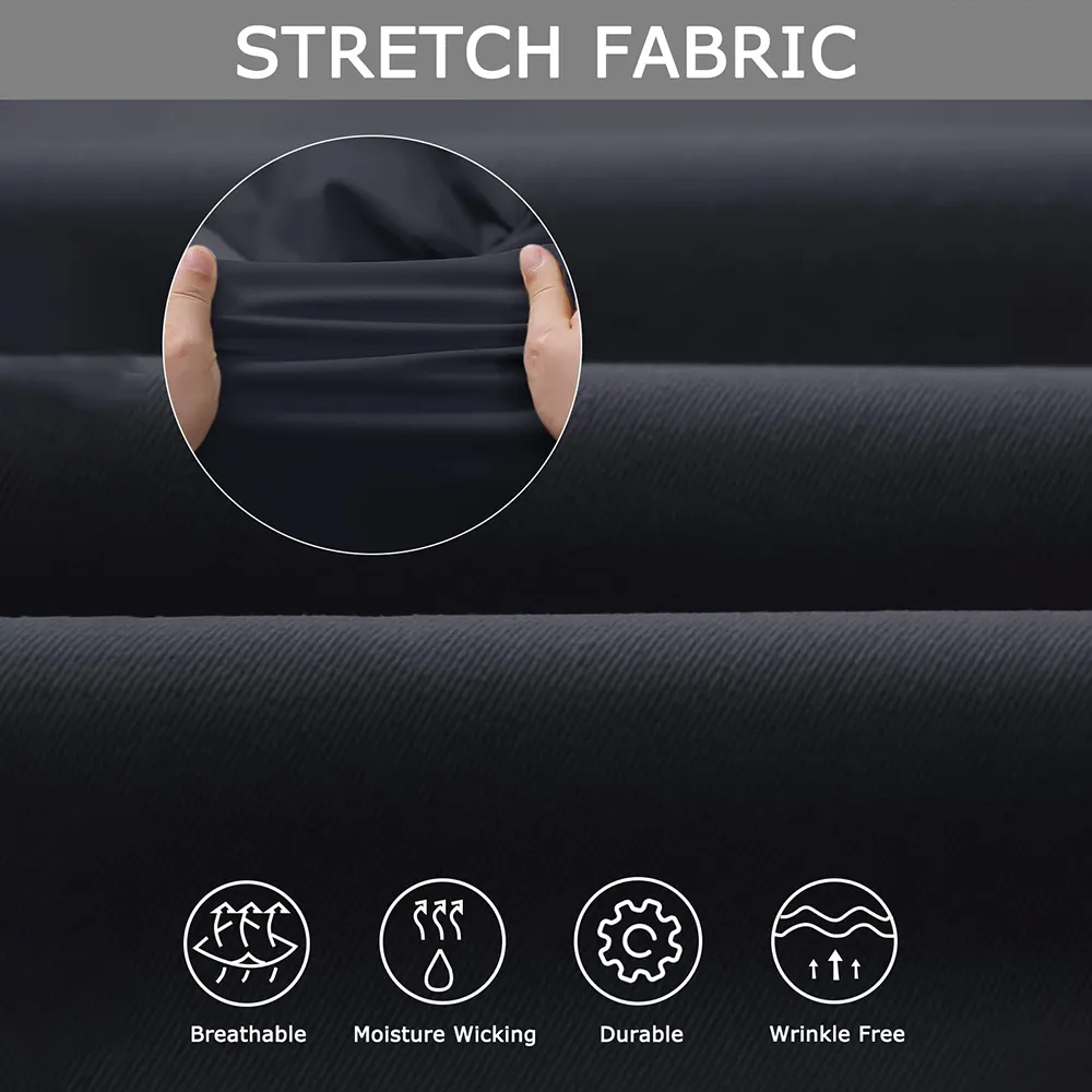 Men's Slim Fit Wrinkle Free Dress Pants