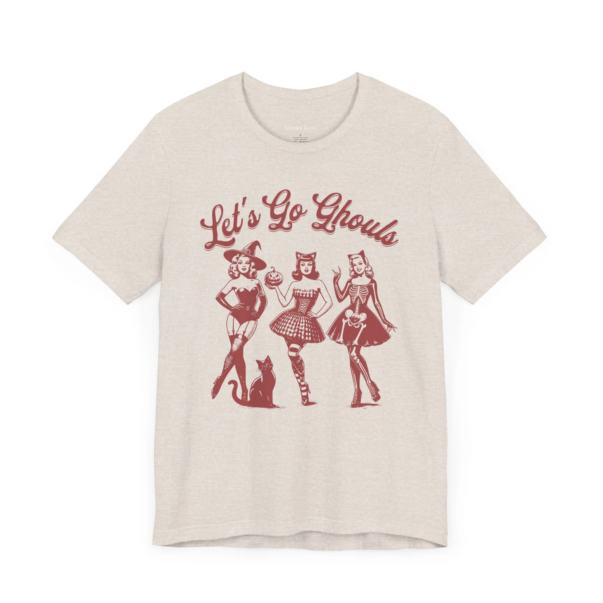 Let's Go Ghouls Bella Canvas Unisex Jersey T-Shirt - Multiple Colors