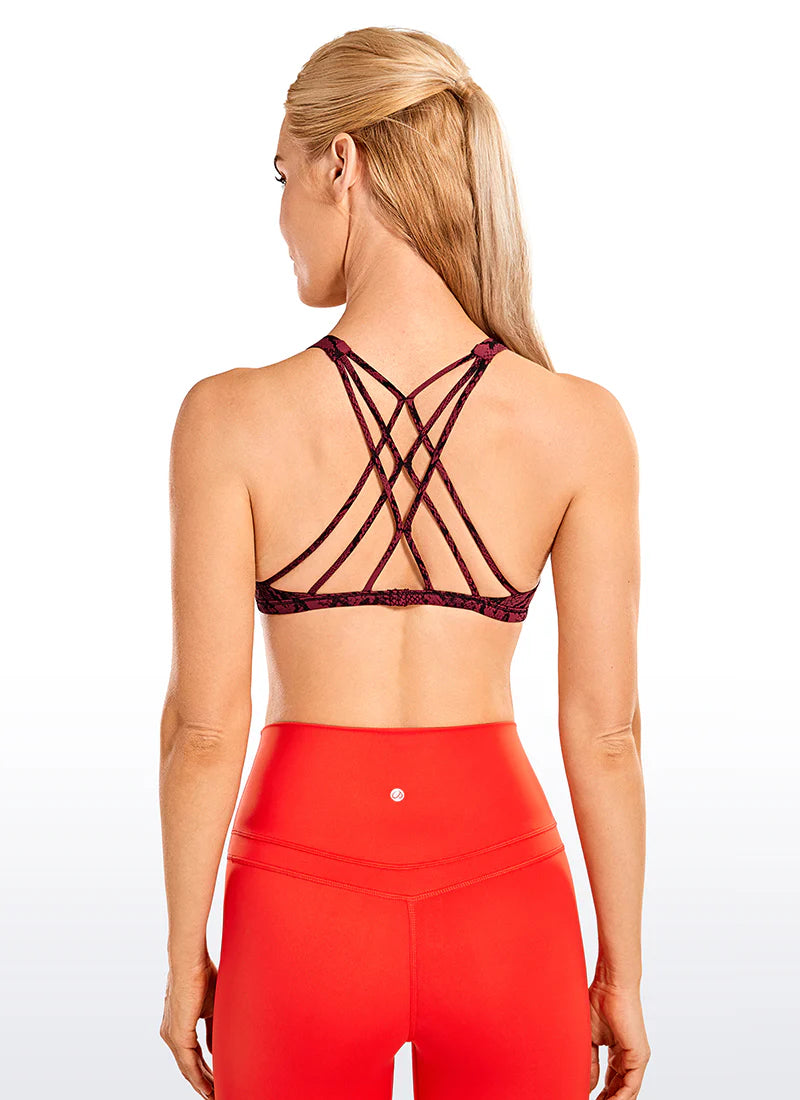 Nakedfeel Low Cut Strappy Bra (6 Straps)