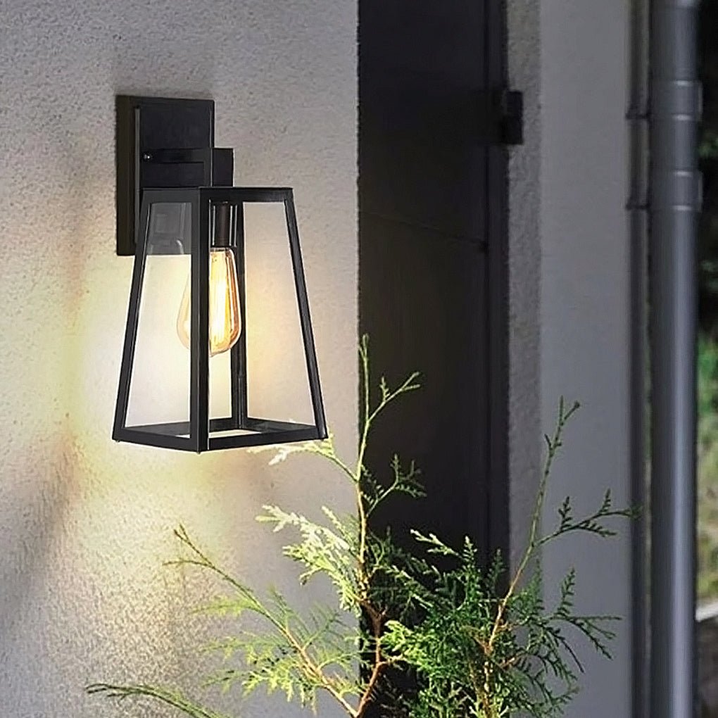 Vintage Industrial Style Glass Sconce Waterproof Outdoor Wall Lights Wall Lamp
