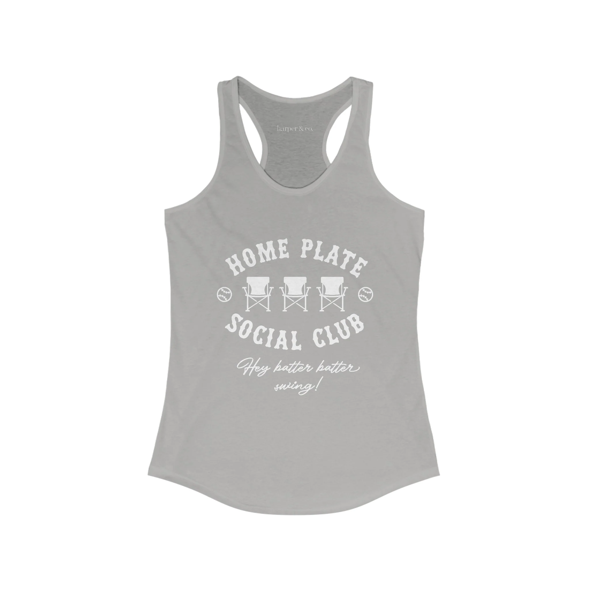 Home Plate Social Club Women's Racerback Tank