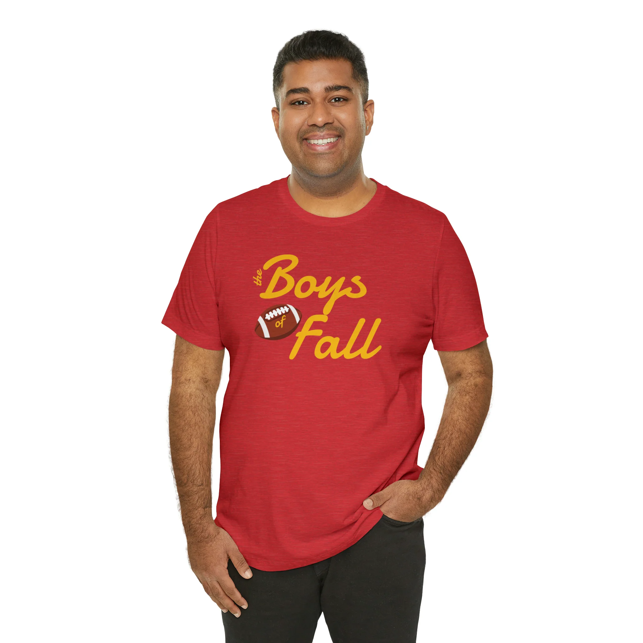 Boys of Fall Football Patch Unisex Softstyle T-Shirt