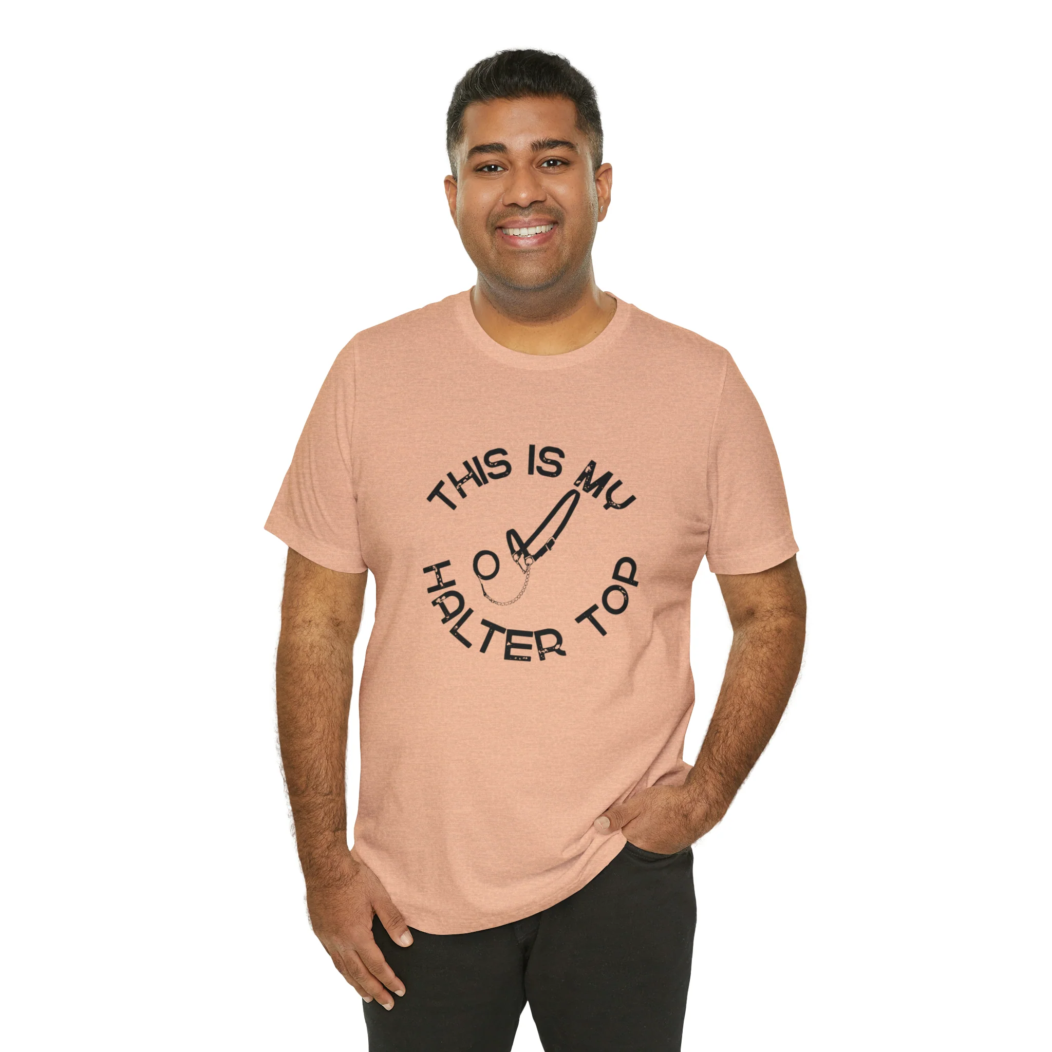 This is My Halter Top Unisex Jersey Short Sleeve Tee