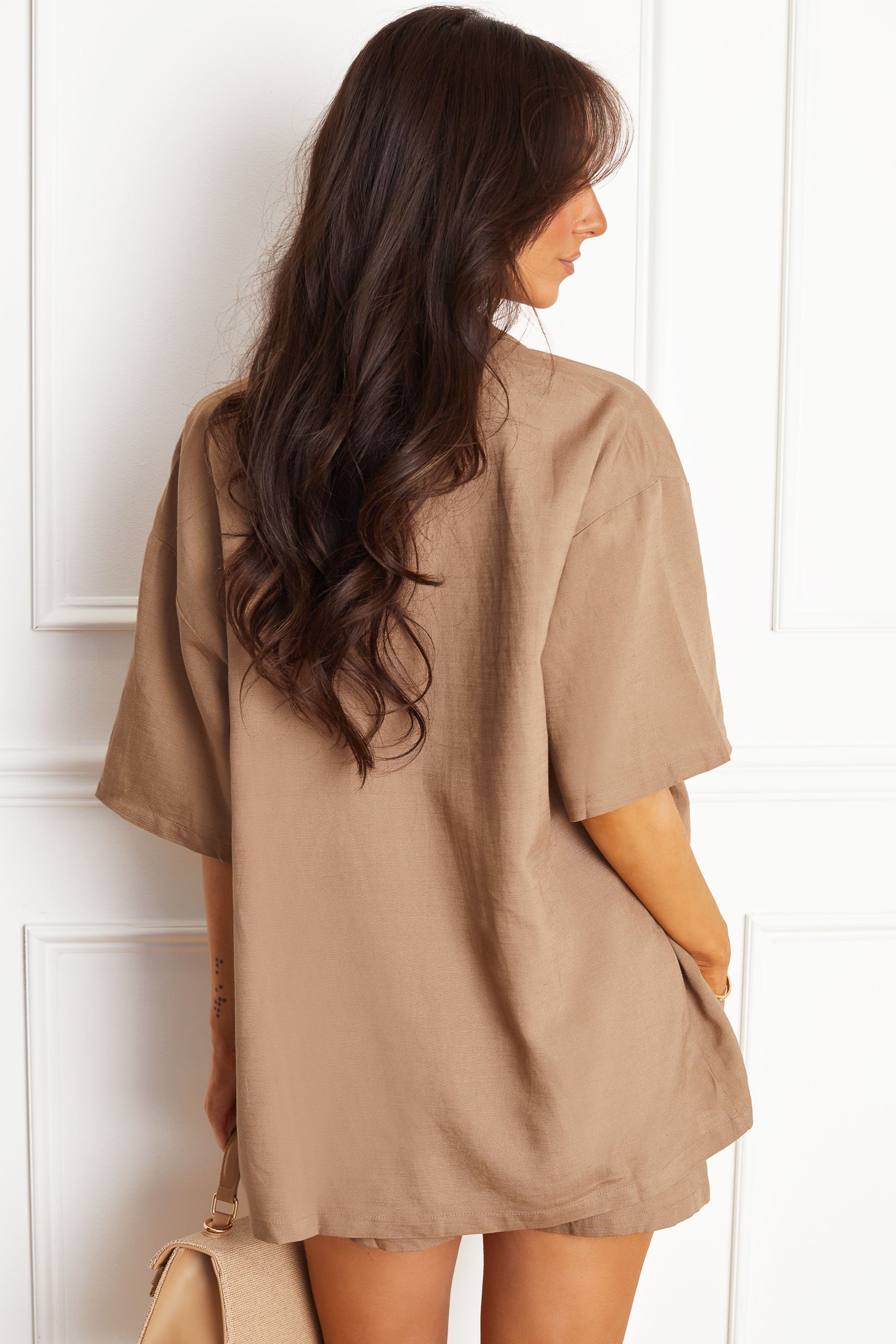 Refined Two-Piece Shorts Two-Piece Set