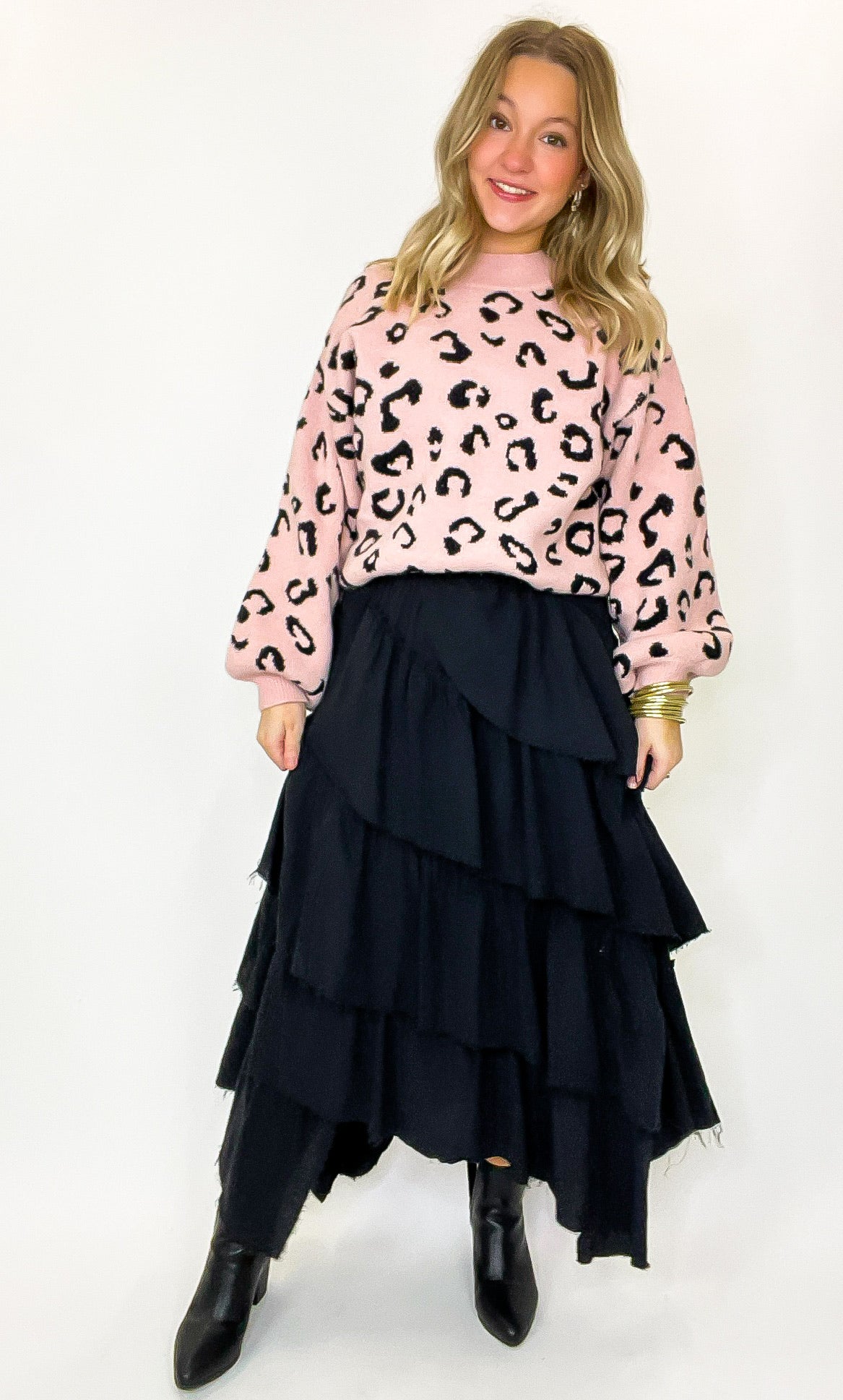 Everlayer Tiered Maxi Skirt