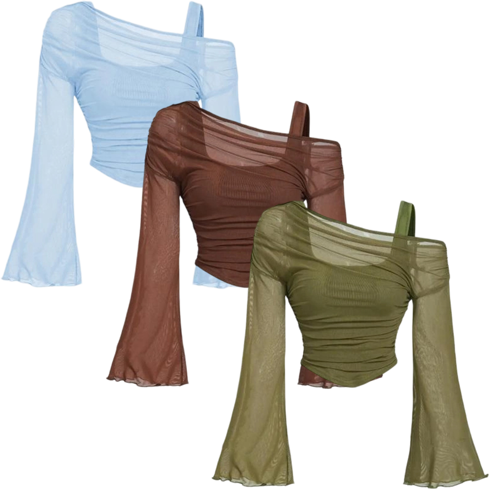 Women's Drop Shoulder Slim Fit Casual T-Shirt