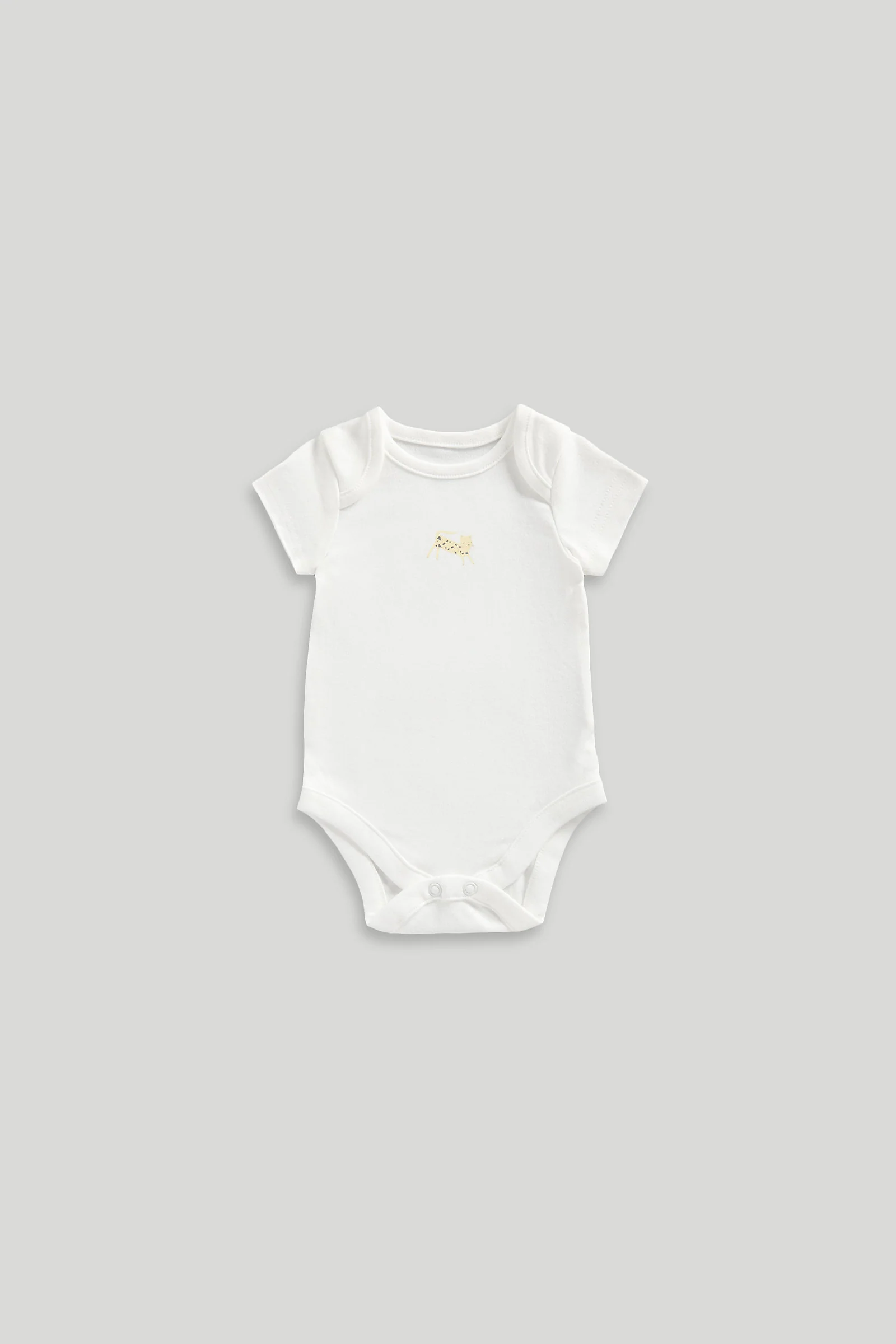 5 Pack Jungle Short-Sleeved Bodysuits