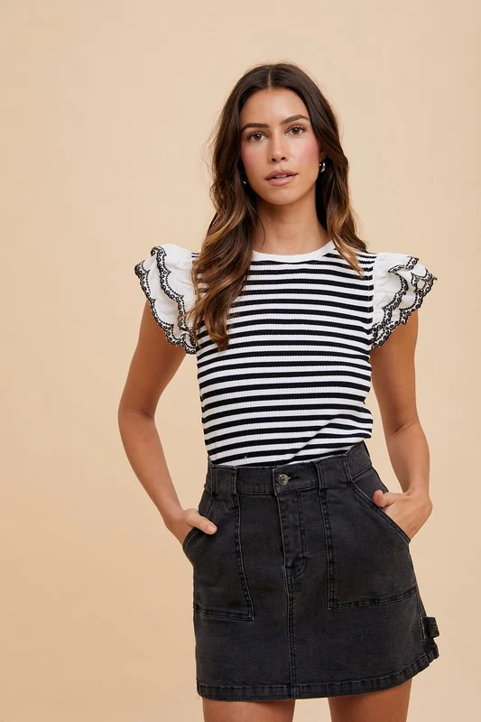Wear Cargo Denim Mini Skirt