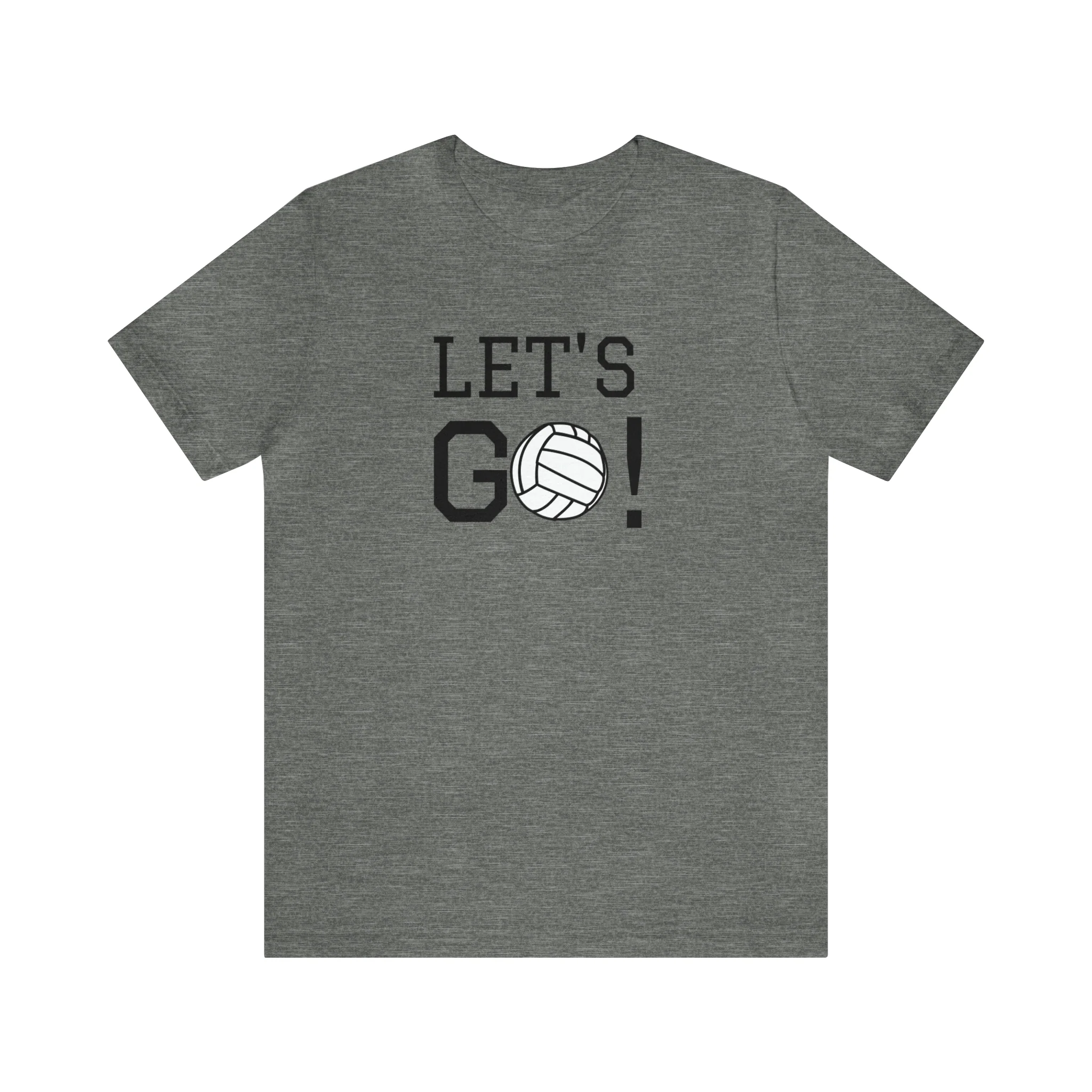 Let's Go! Volleyball Unisex Jersey Short Sleeve Tee