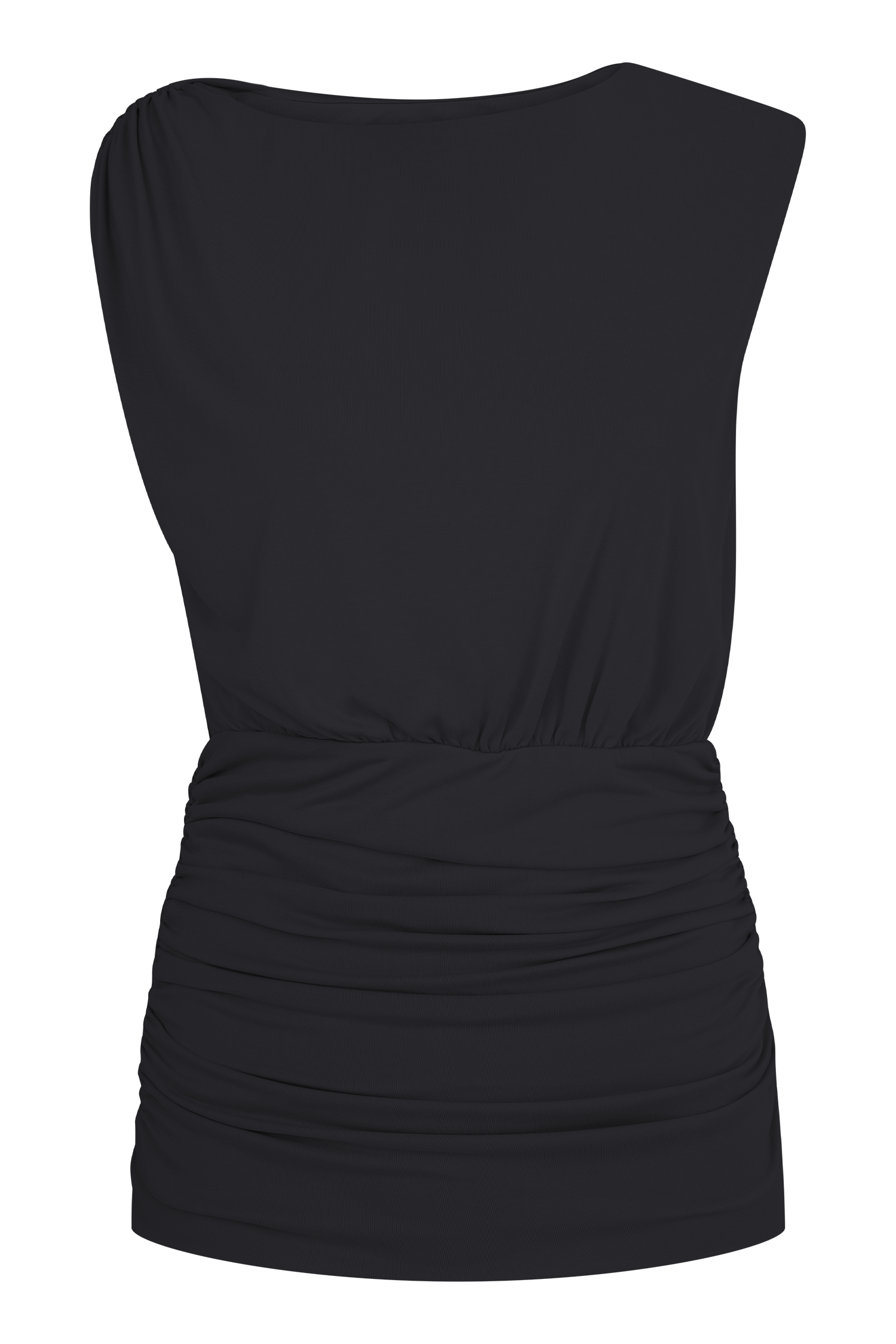 Black Short Sleeve Top