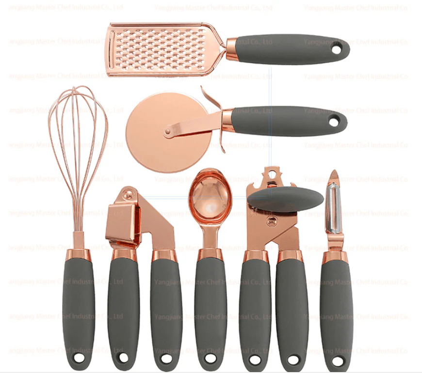 7PC Copper & Ceramic Kitchen Tools