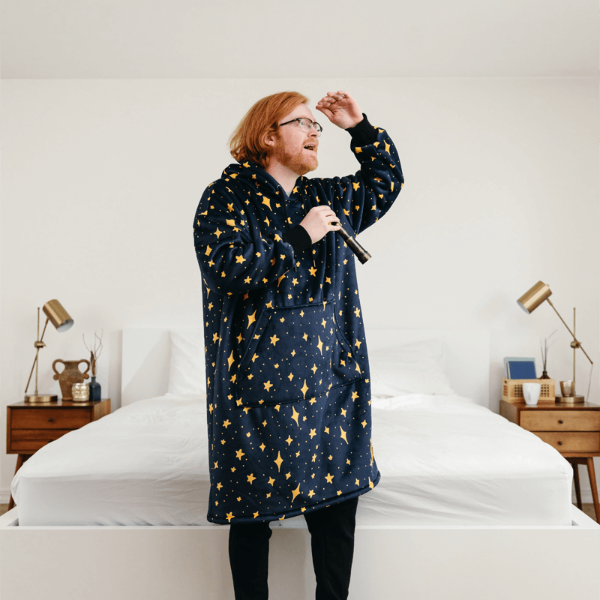 Wearable blanket Oversized with sherpa lining One size fits most.