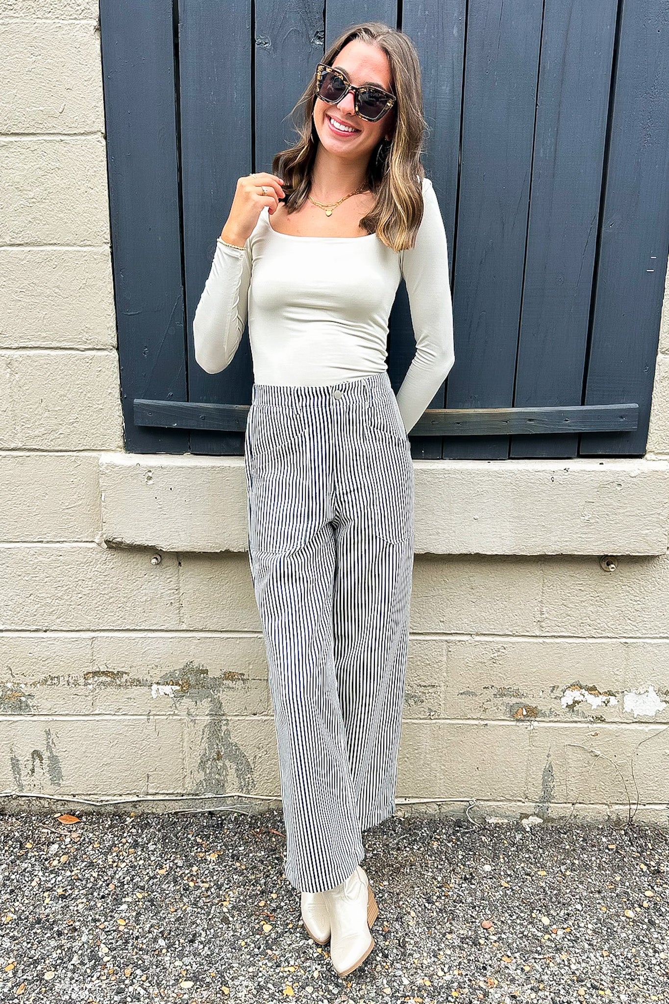 Line Theory Pinstripe Pants