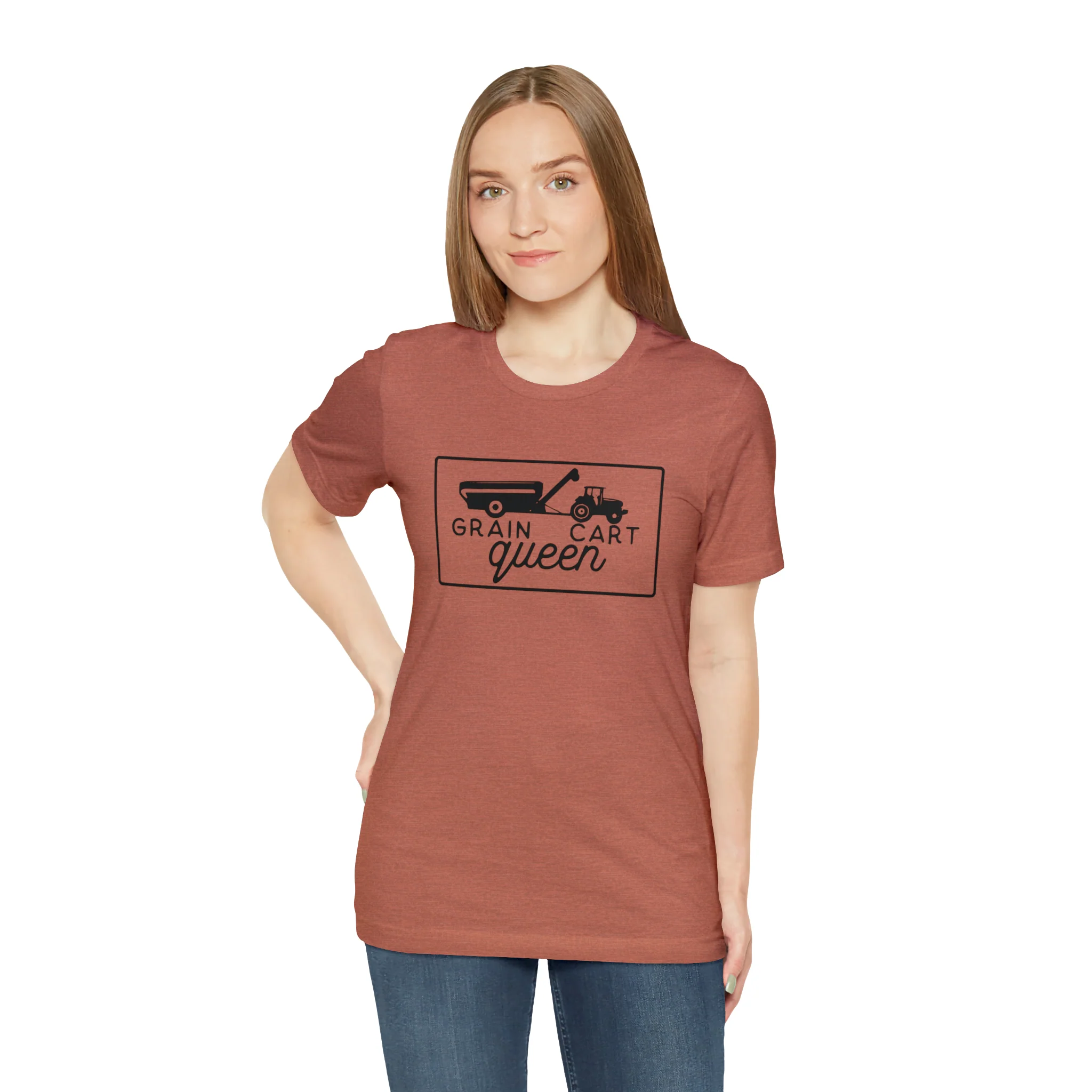 Grain Cart Queen Unisex Jersey Short Sleeve Tee
