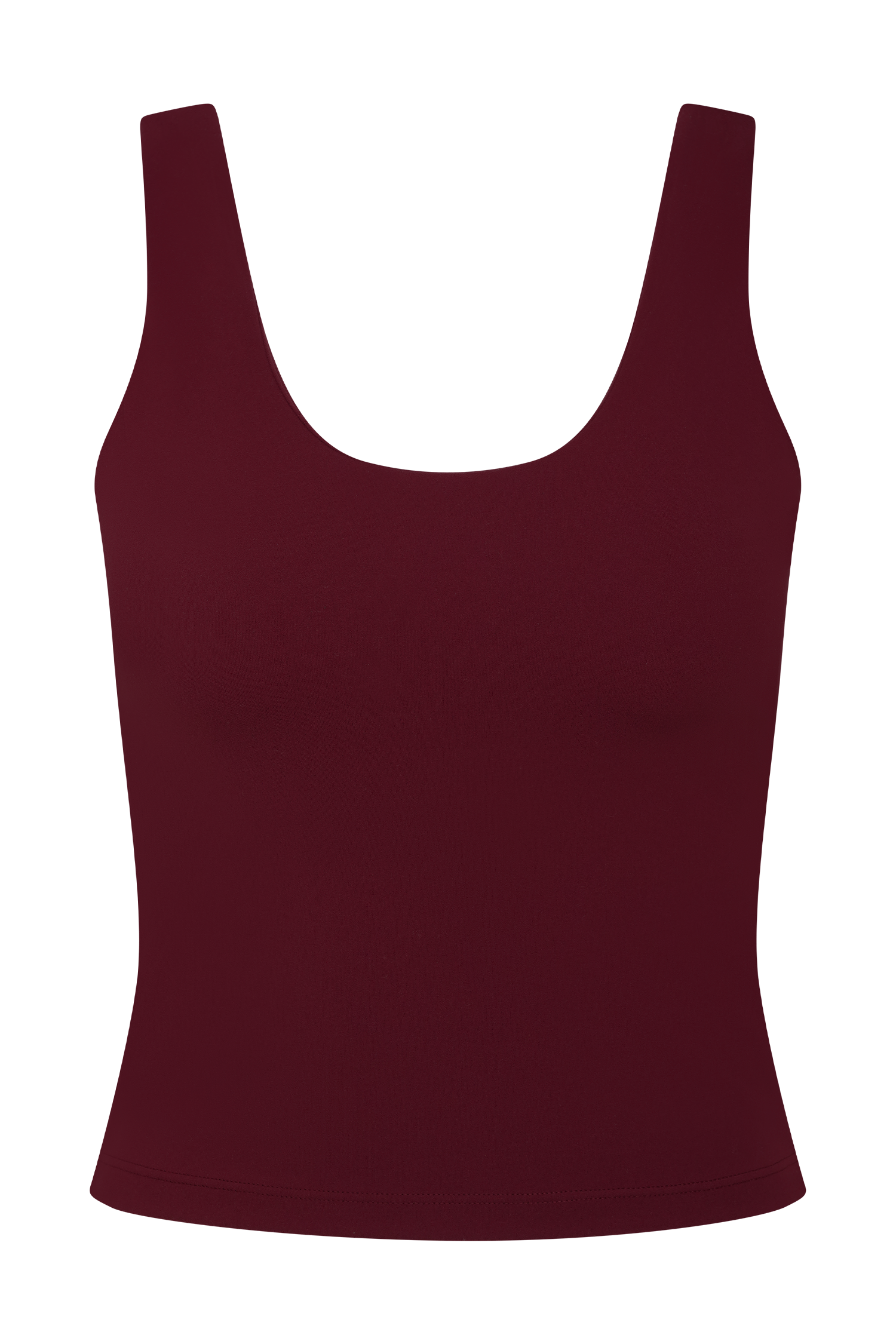 Burgundy Yoga Top