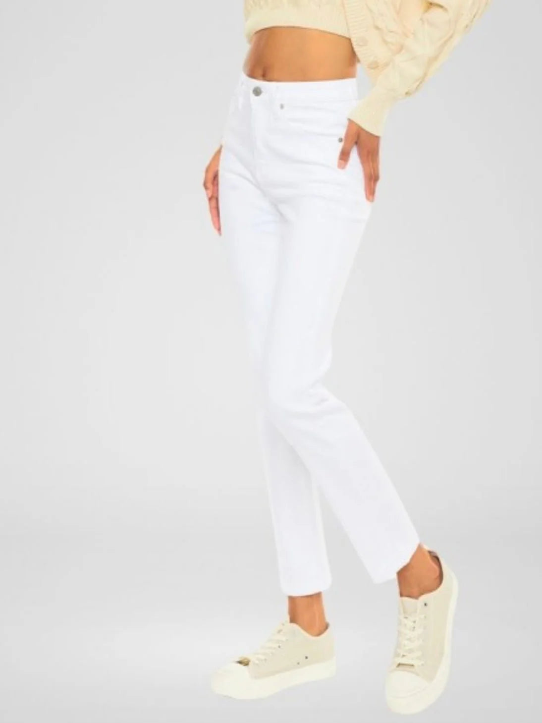 Kancan White Skinny Stretch Jeans