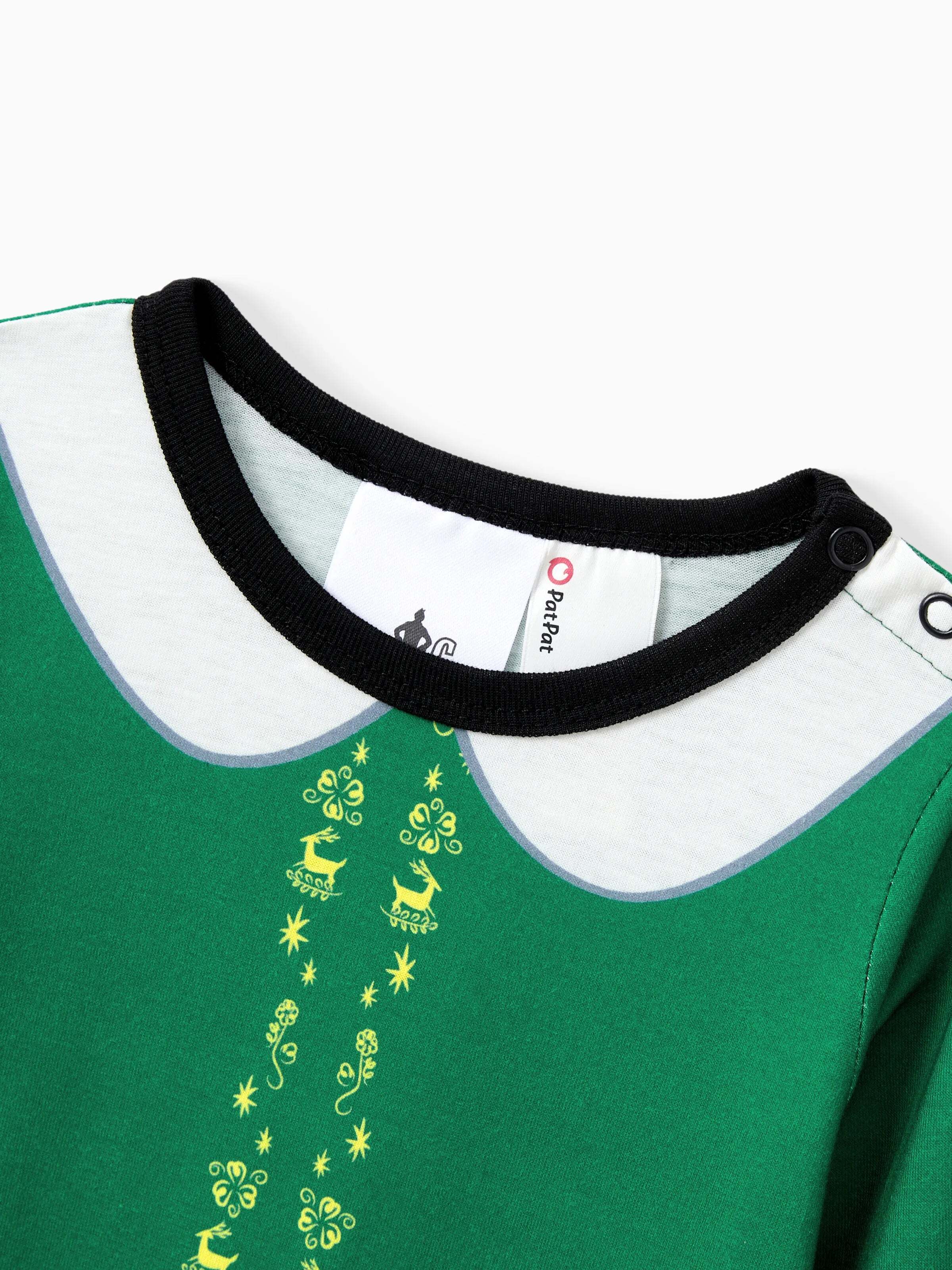 Christmas Family Matching Belt and Collar Pajamas Sets with Christmas Socks