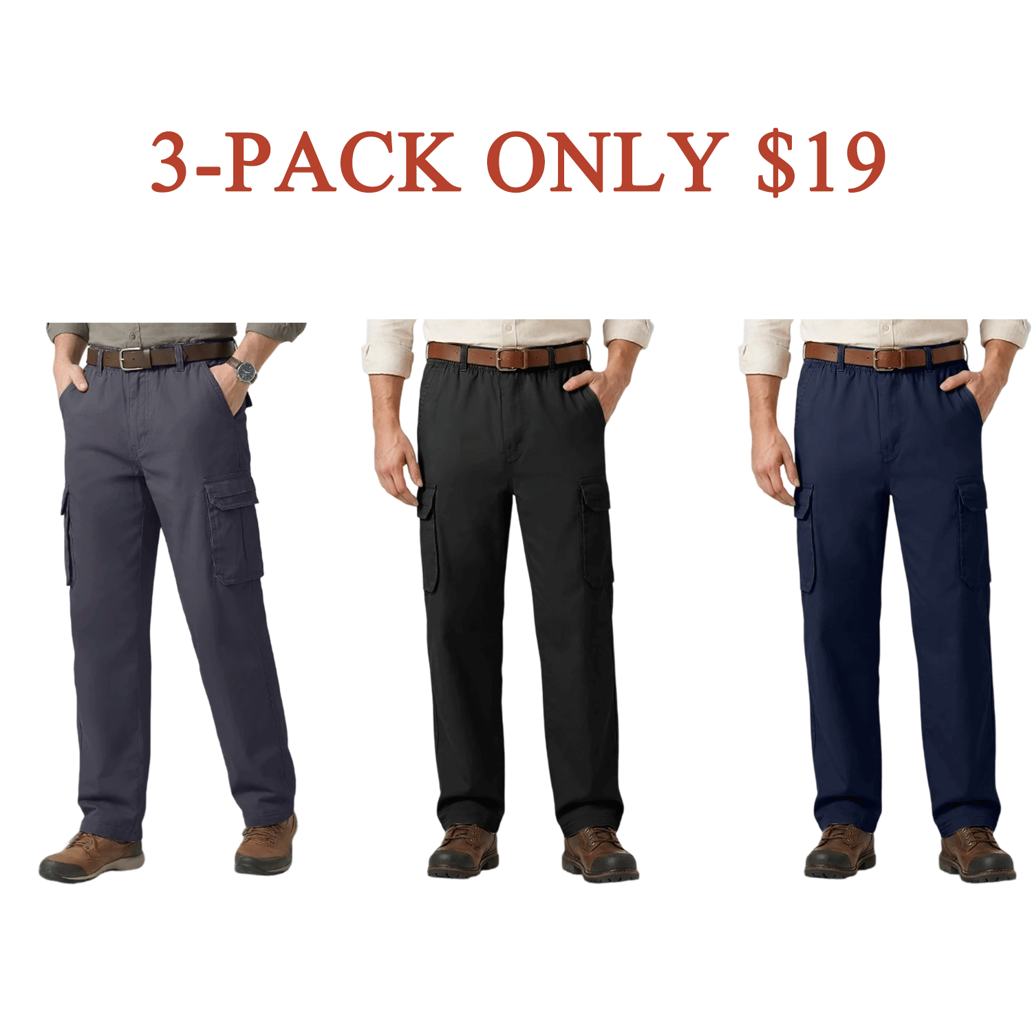 Ultra Comfort Flex Fit Cargo Pants