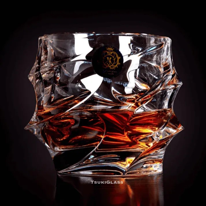Japanese Crystal Whiskey Glasses 2-Pack