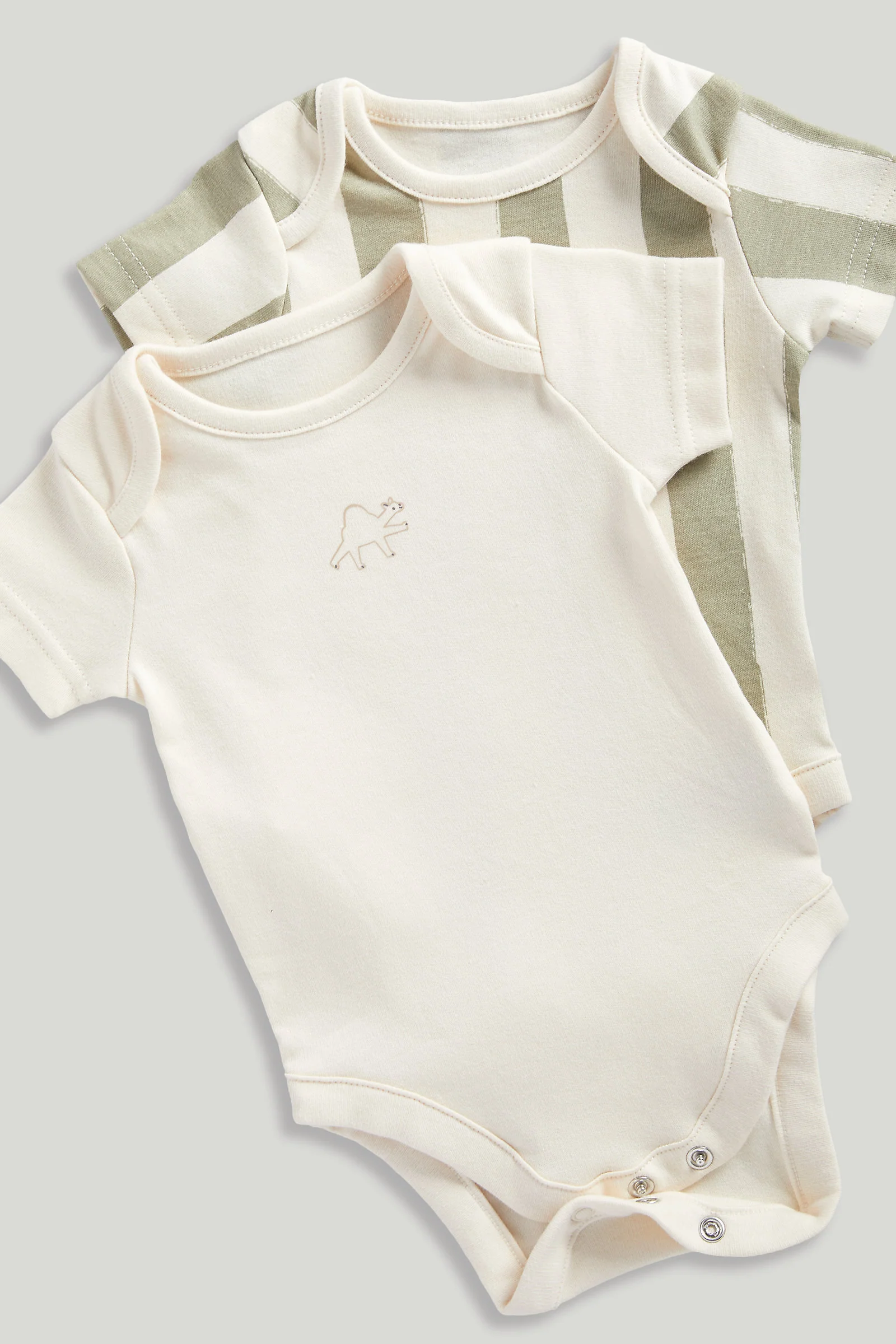 5 Pack Animal Yoga Short-Sleeved Bodysuits