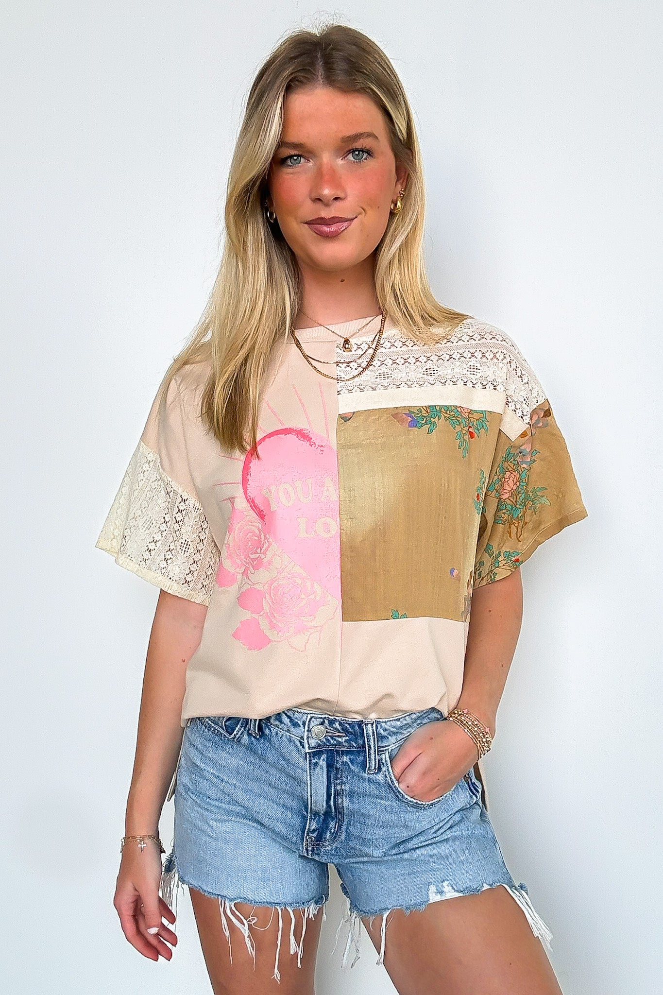 Patchwork Graphic Tee