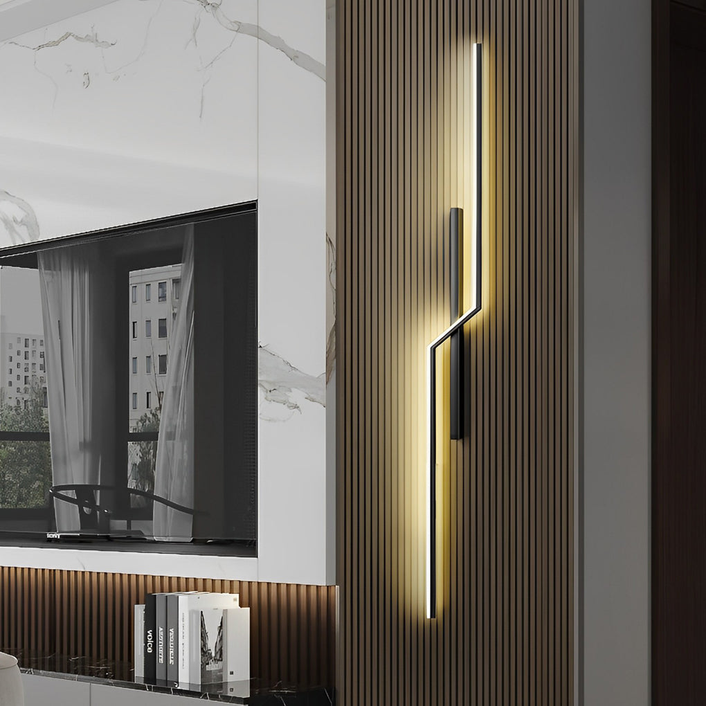 Lines Creative LED Modern Minimalist Wall Lamp Decorative Wall Sconces Lighting