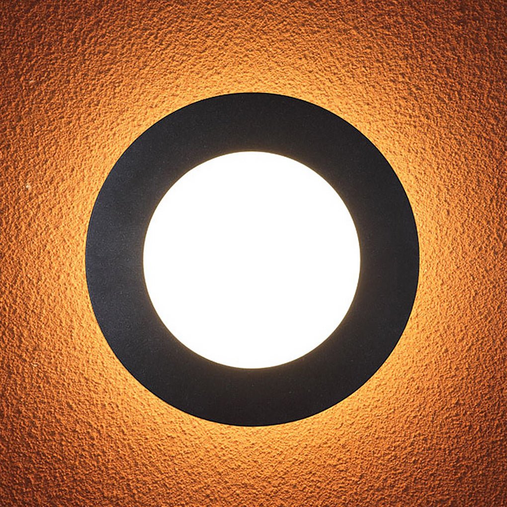 Minimalist Outdoor Waterproof LED Garden Wall Foyer Entry Wall Sconces