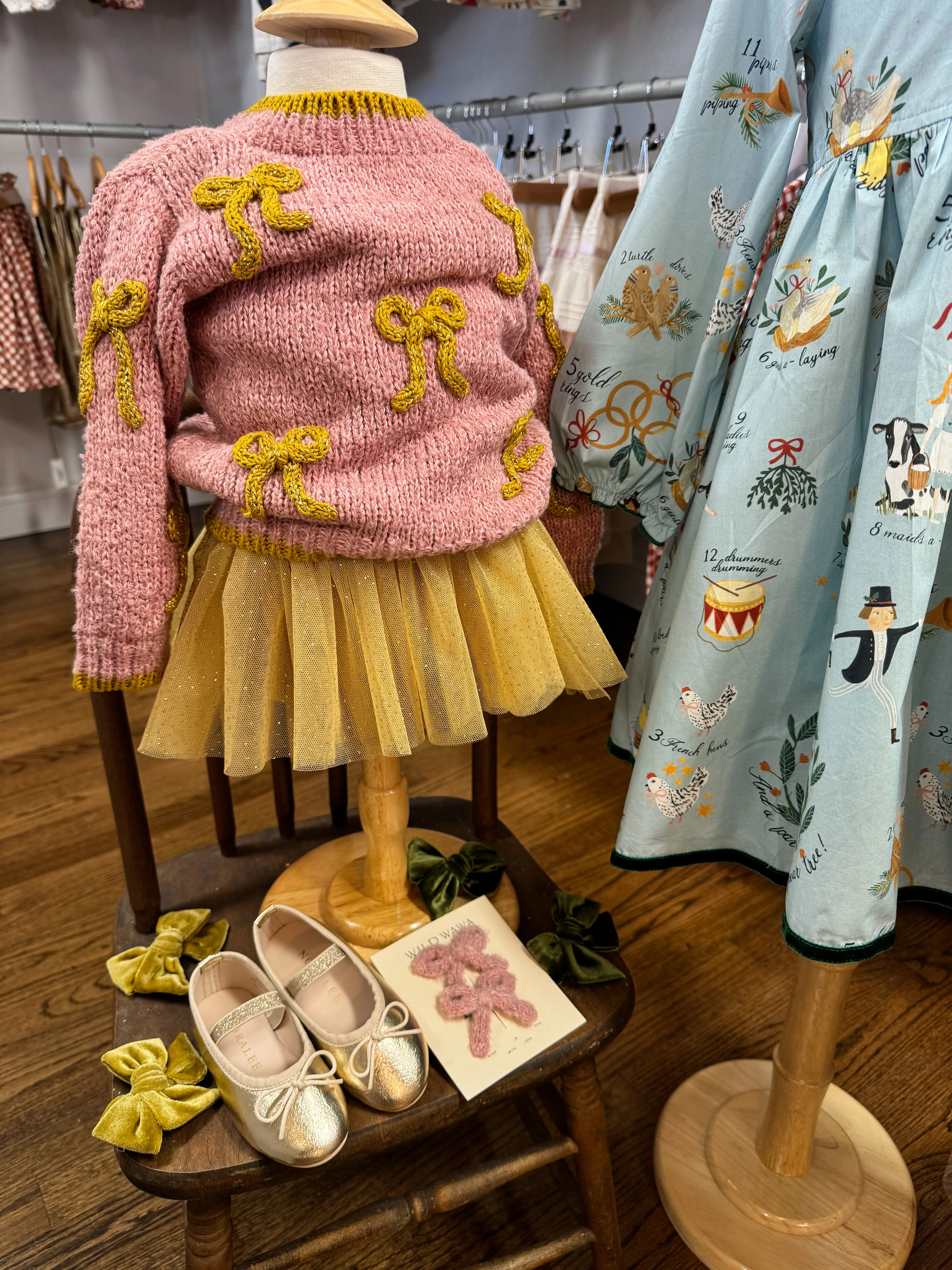 Bow Sweater- Rosewood