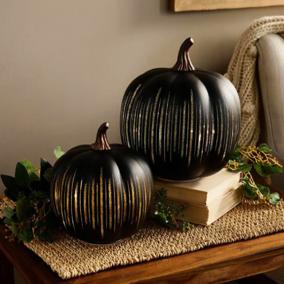 Twinkle Light Pumpkins