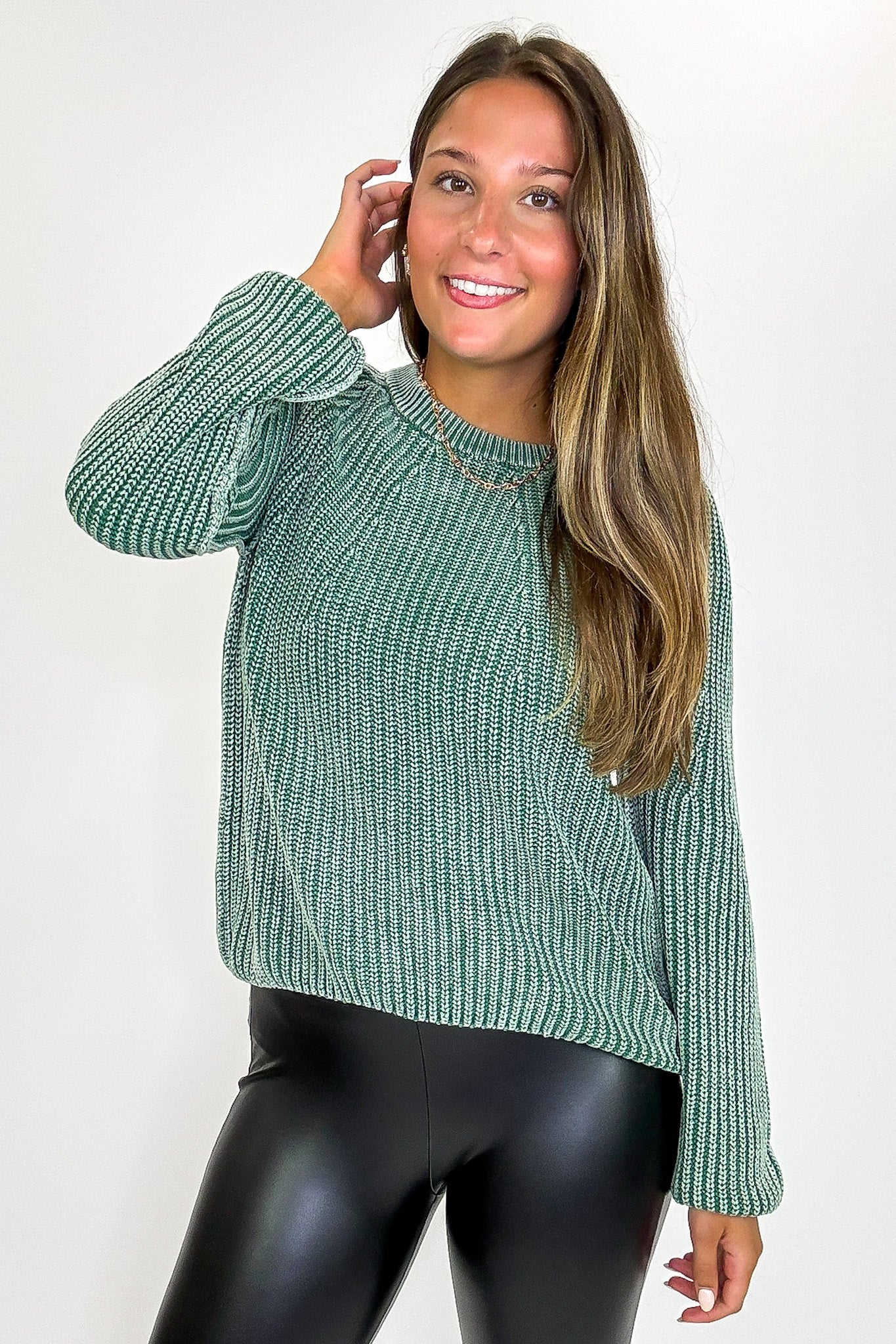 Fireside Stone Washed Round Neck Sweater
