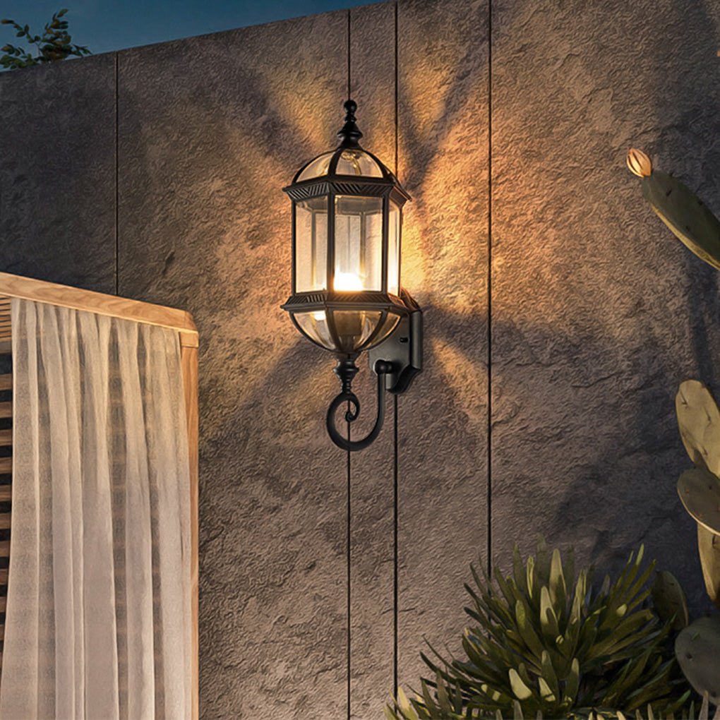 Retro Outdoor Waterproof Wall Lamp Chandelier Landscape Decorative Lighting for Villa Garden