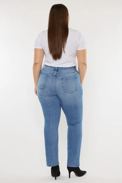 Full Size Cat's Whiskers High Waist Jeans