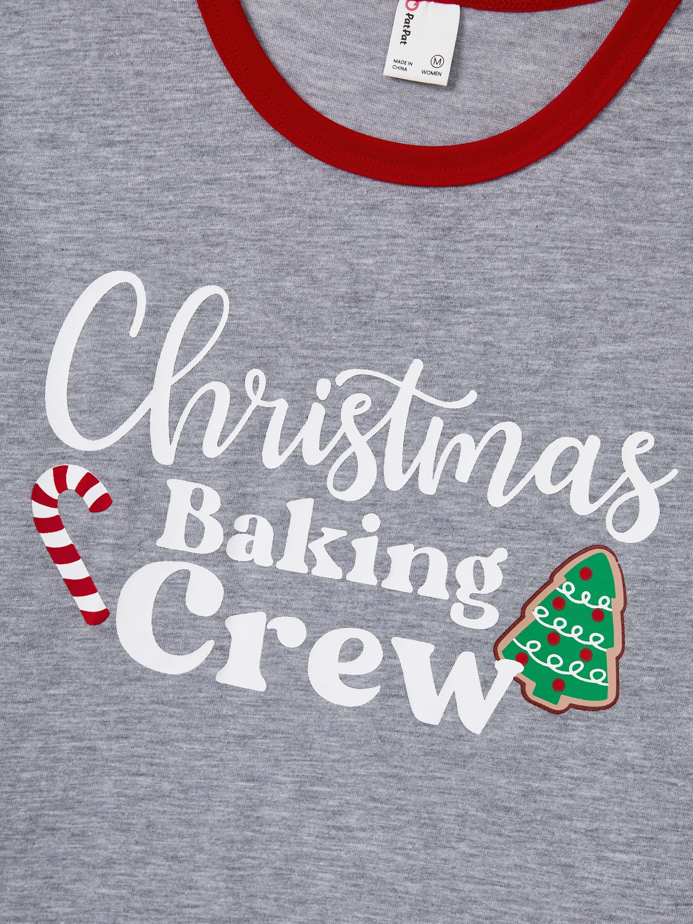 Christmas Matching Family Pajamas Set Glow In The Dark Santa Claus Christmas-themed Print PJS with Christmas Socks Color block