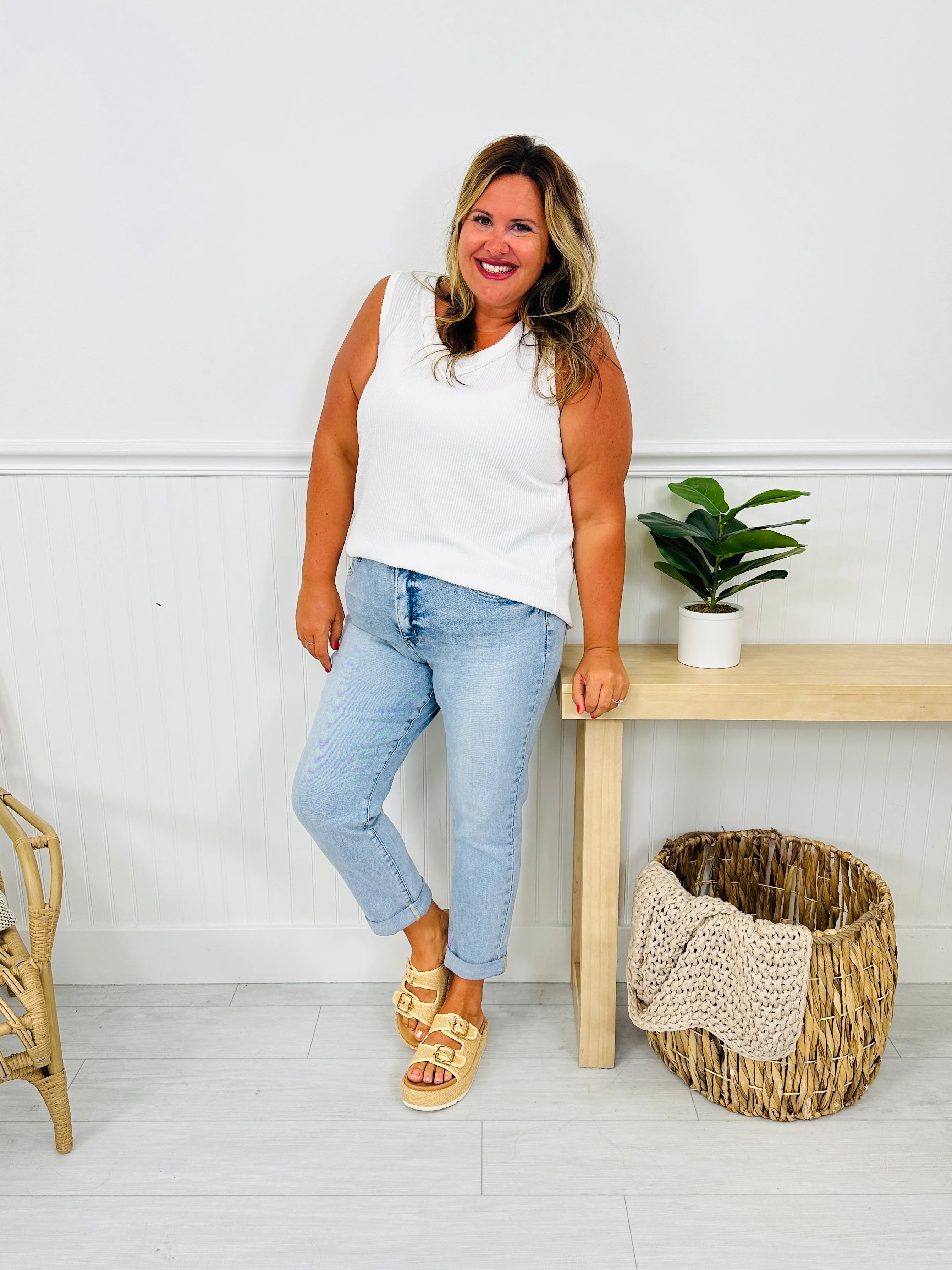 Mom Life MOCO Exclusive Design Mom Jeans With Tummy Control