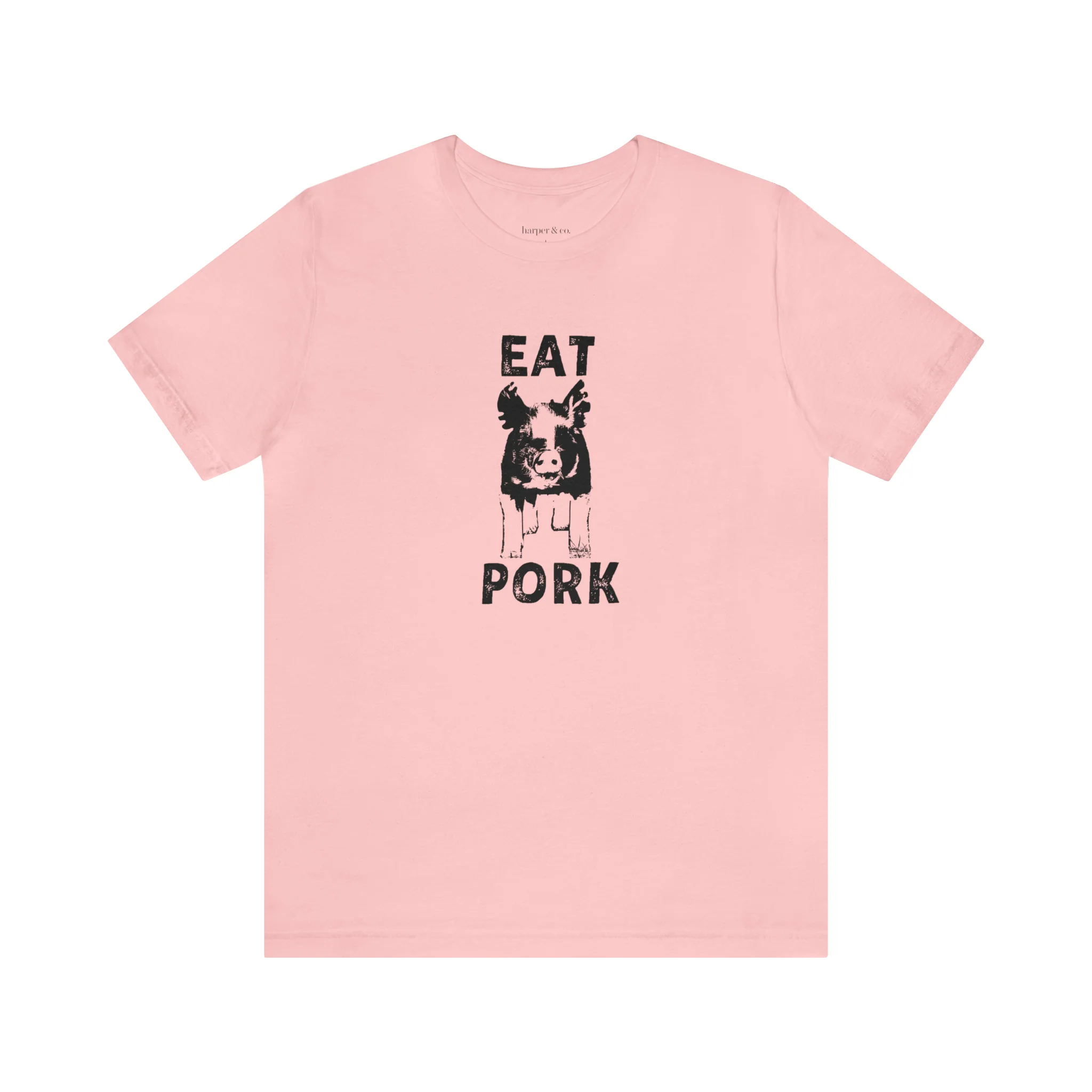 Eat Pork Unisex Jersey Short Sleeve Tee