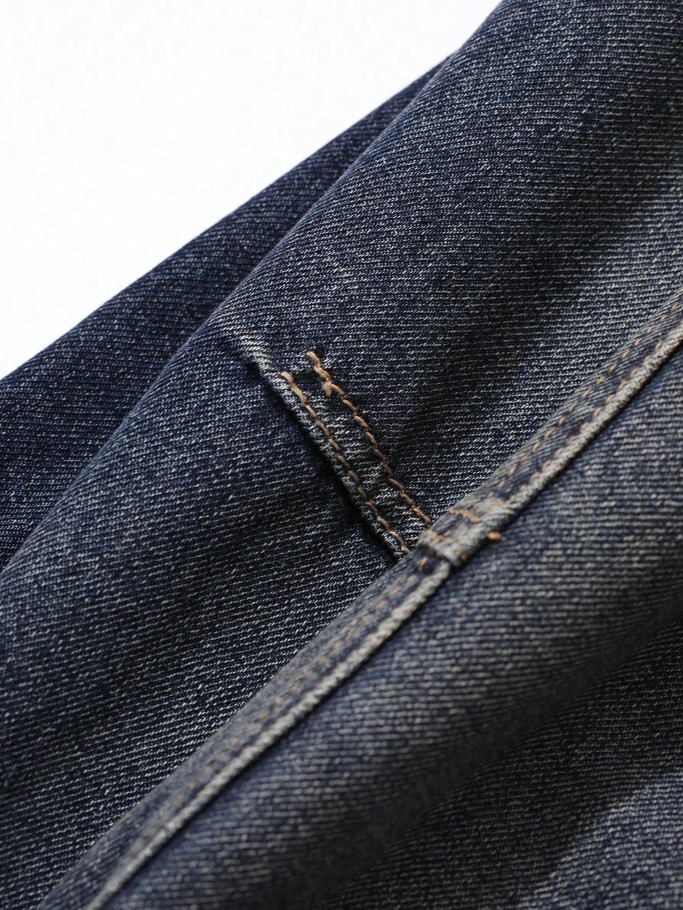 Bold Streak Pannel Wide Leg Jeans