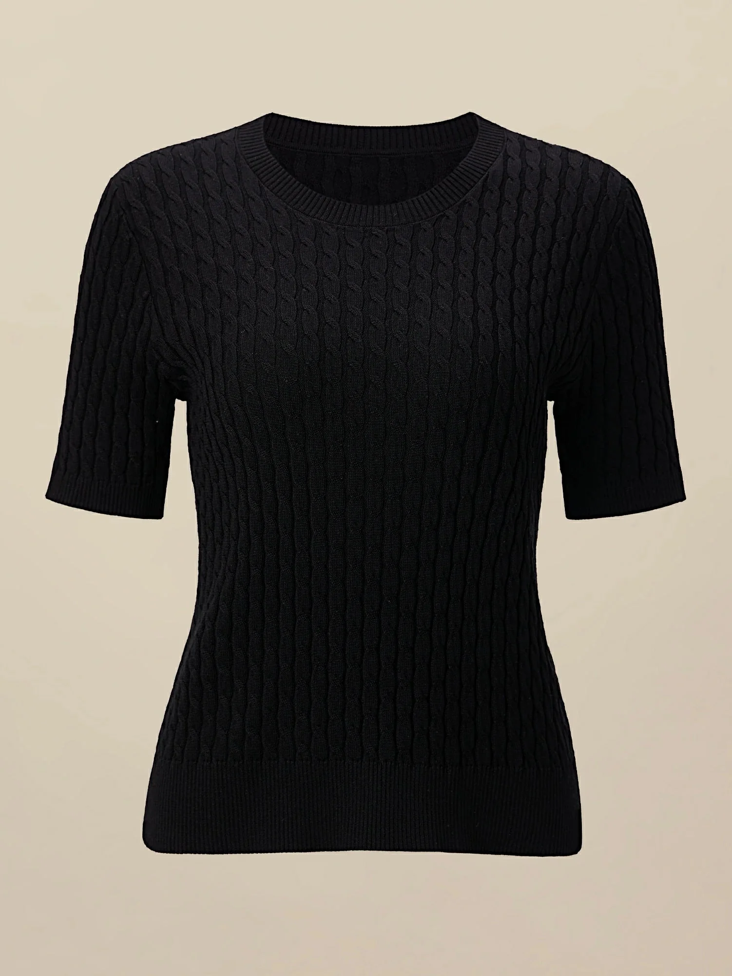 100% Lyocell Knit Sweater Top
