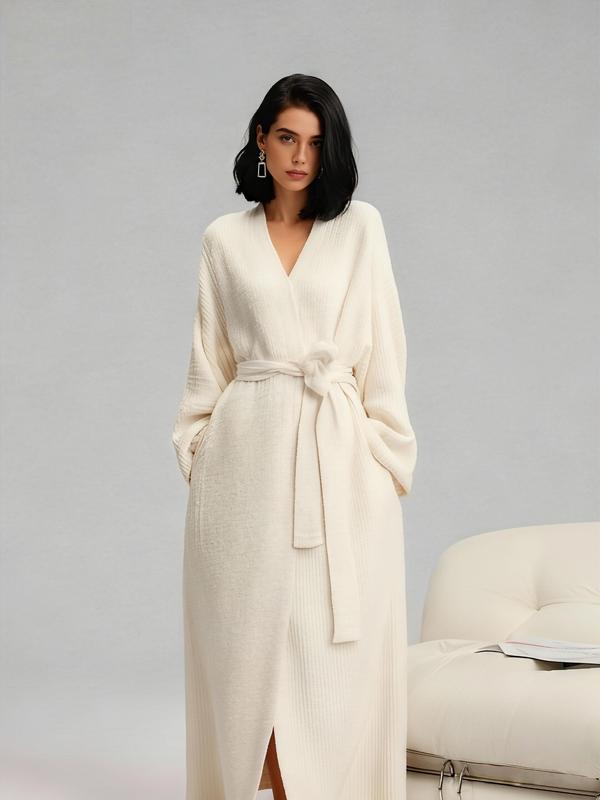 Women's Double-Sided Plush Robe - Soft