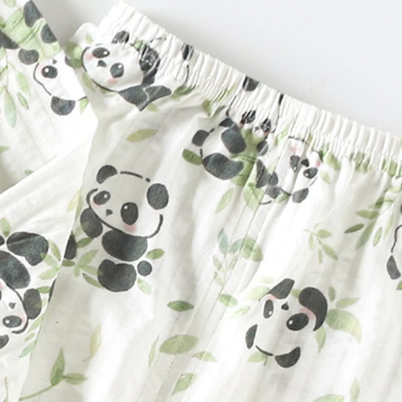 Baby 2-Piece Bamboo Panda Pajamas Set