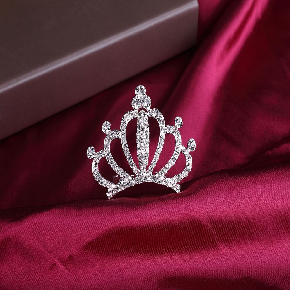 Stunning Crystal Crown Hairclip Accessories