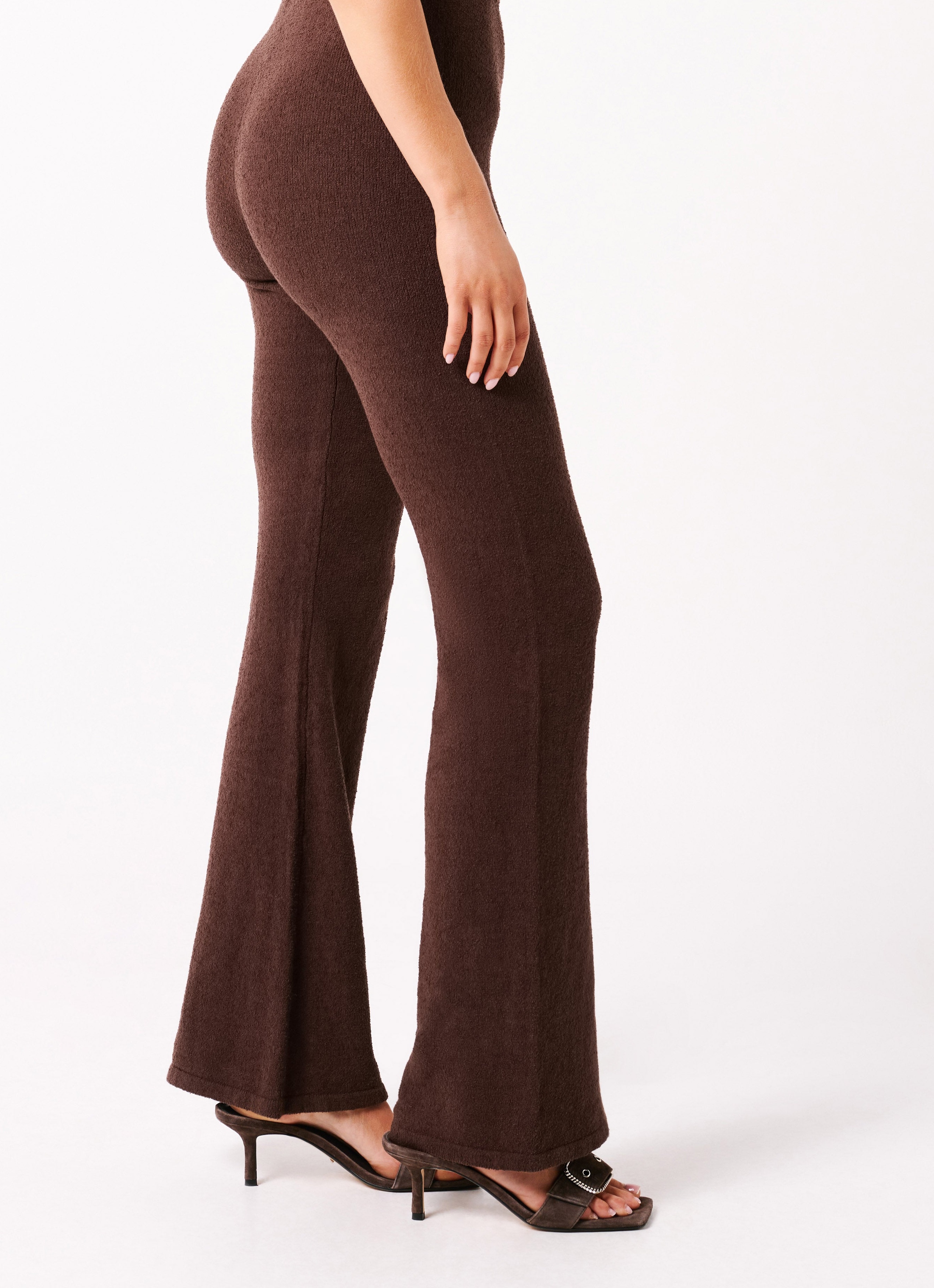 Chocolate Knit Pants