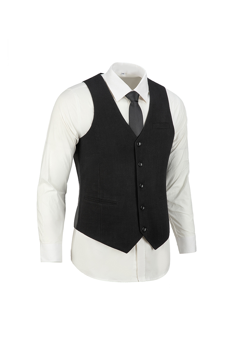 Men's Classic Black Vest